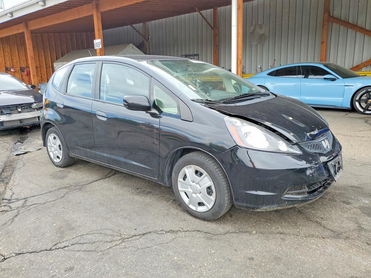 2013 Honda Fit Черный vin: JHMGE8H3XDC069276