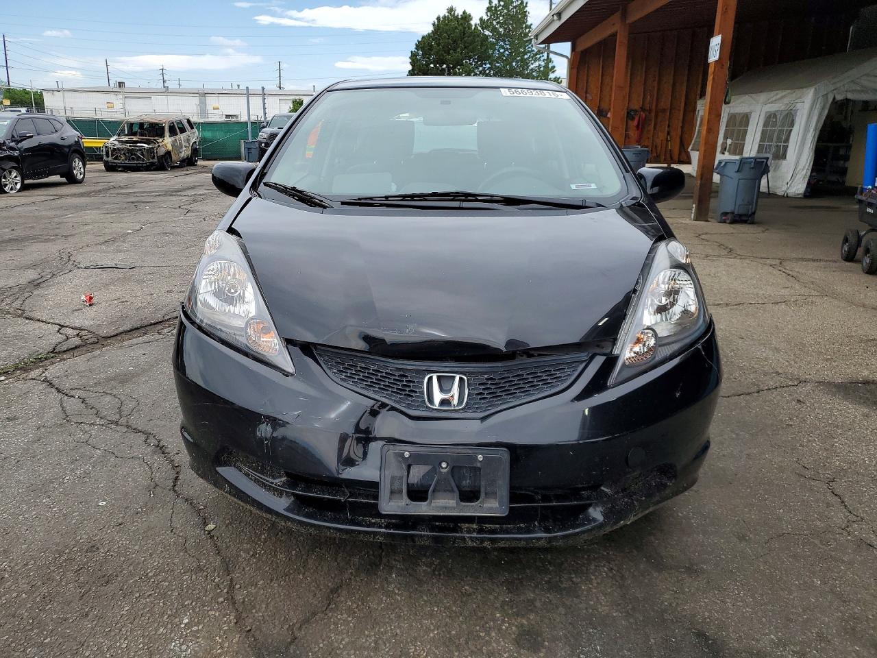 2013 Honda Fit Черный vin: JHMGE8H3XDC069276
