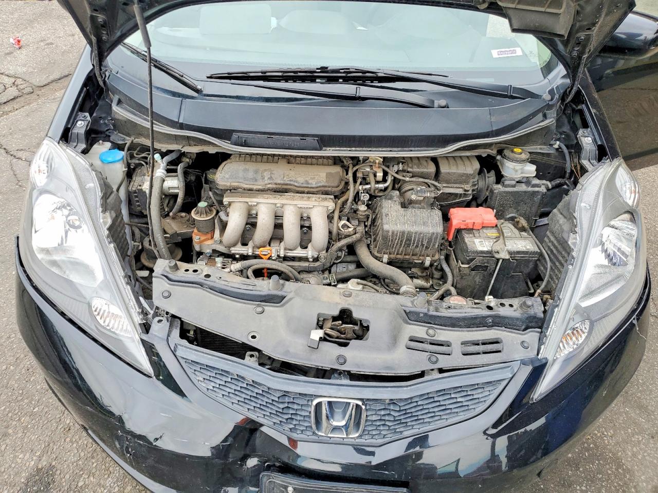 2013 Honda Fit Черный vin: JHMGE8H3XDC069276