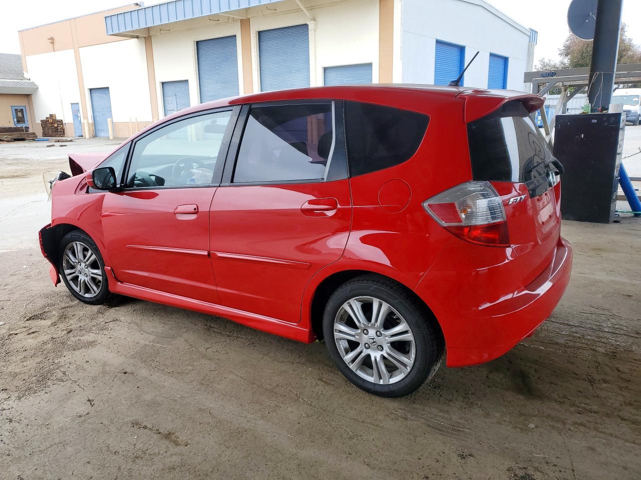 2010 Honda Fit Sport Red vin: JHMGE8H40AC002383