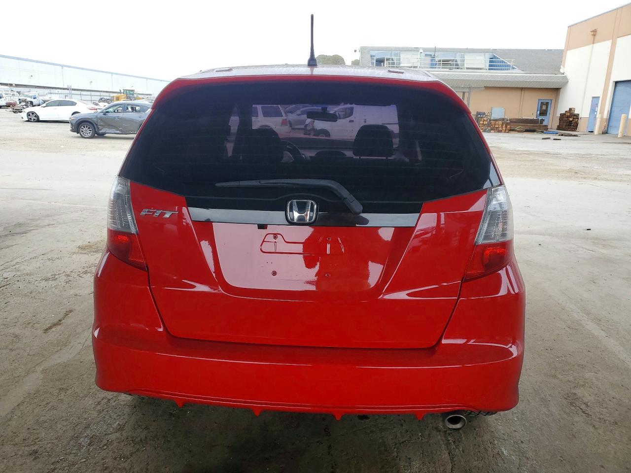 2010 Honda Fit Sport Red vin: JHMGE8H40AC002383