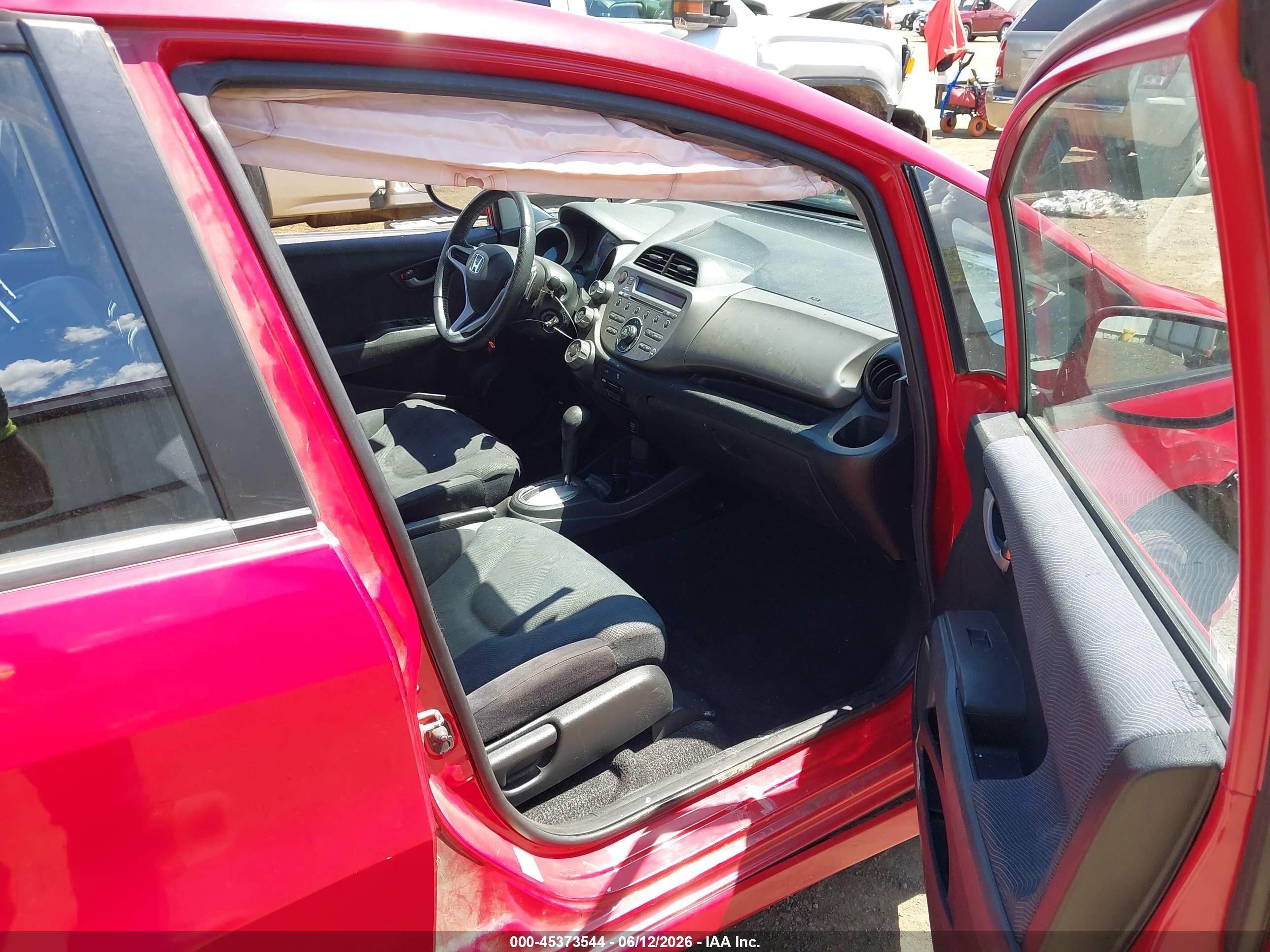 2010 Honda Fit Sport Red vin: JHMGE8H40AC004750