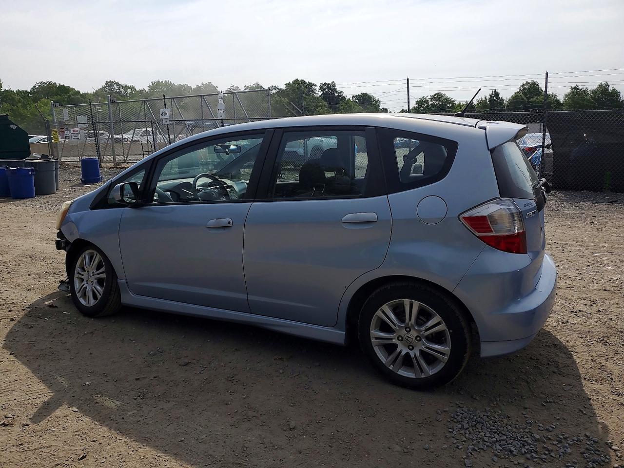 2010 Honda Fit Sport Blue vin: JHMGE8H40AC006918