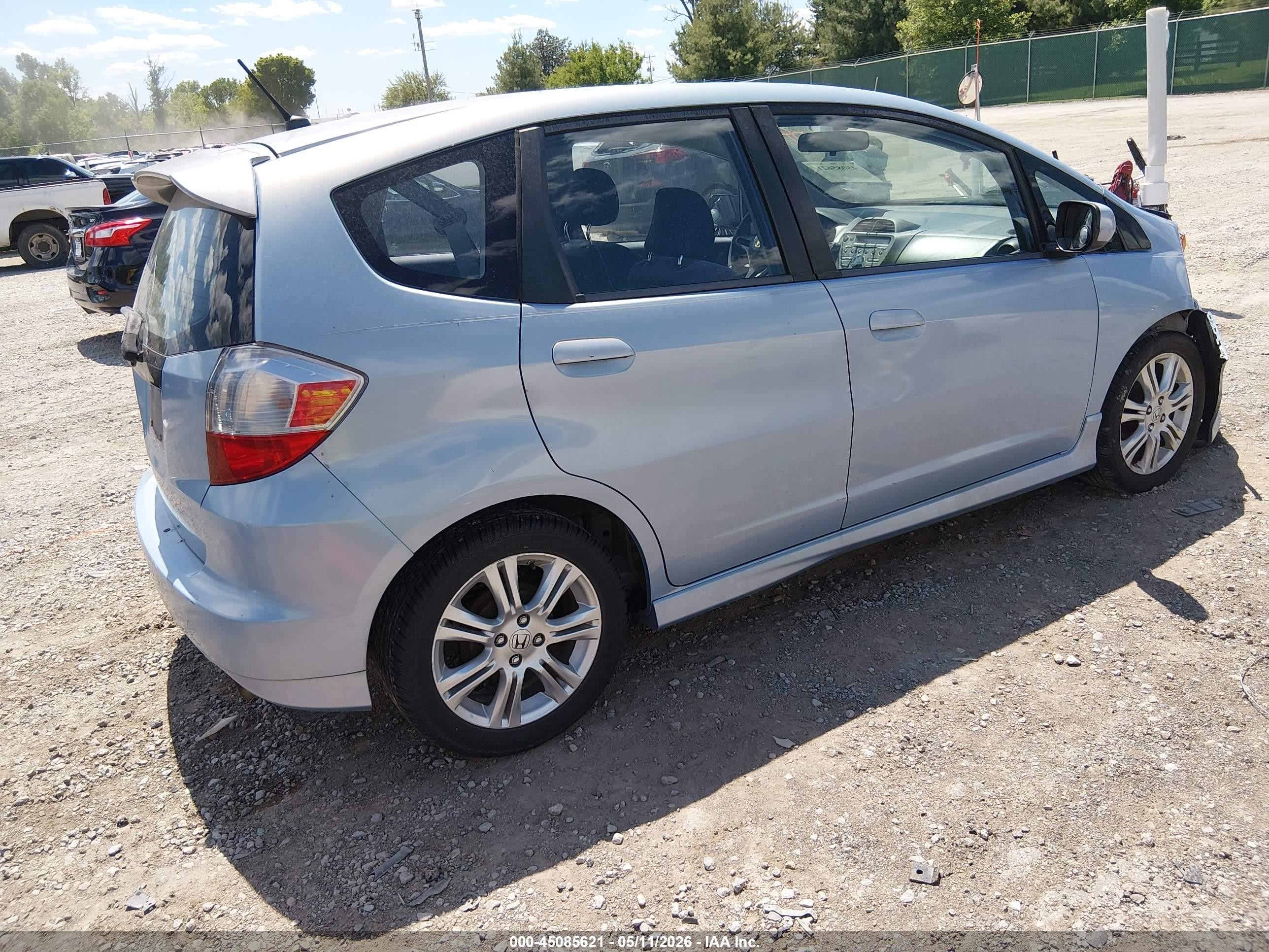 2010 Honda Fit Sport Blue vin: JHMGE8H40AC014646