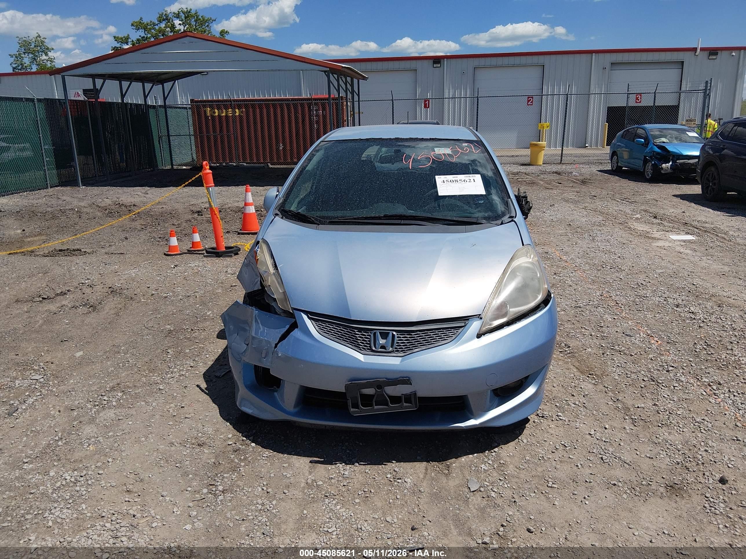 2010 Honda Fit Sport Blue vin: JHMGE8H40AC014646