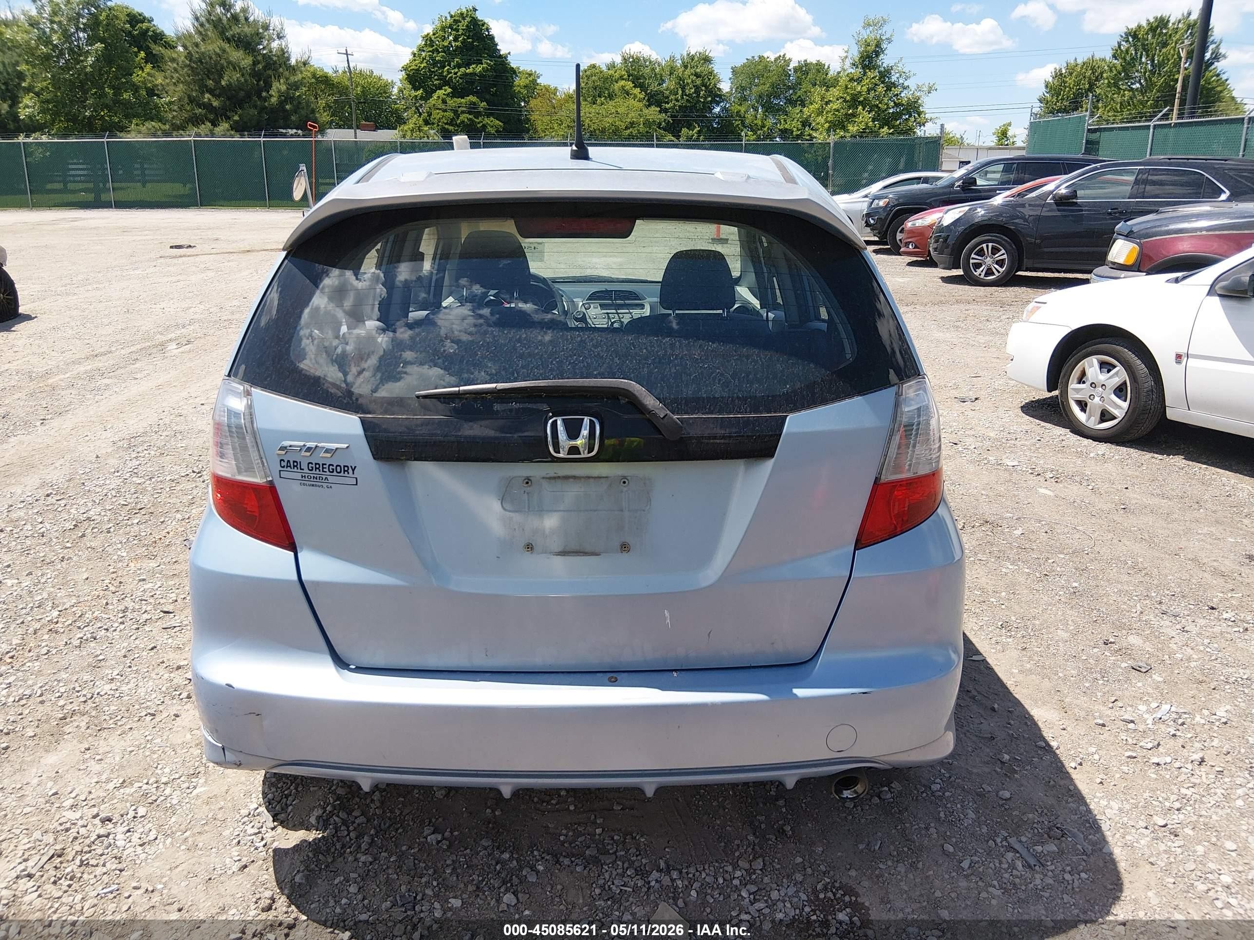 2010 Honda Fit Sport Blue vin: JHMGE8H40AC014646