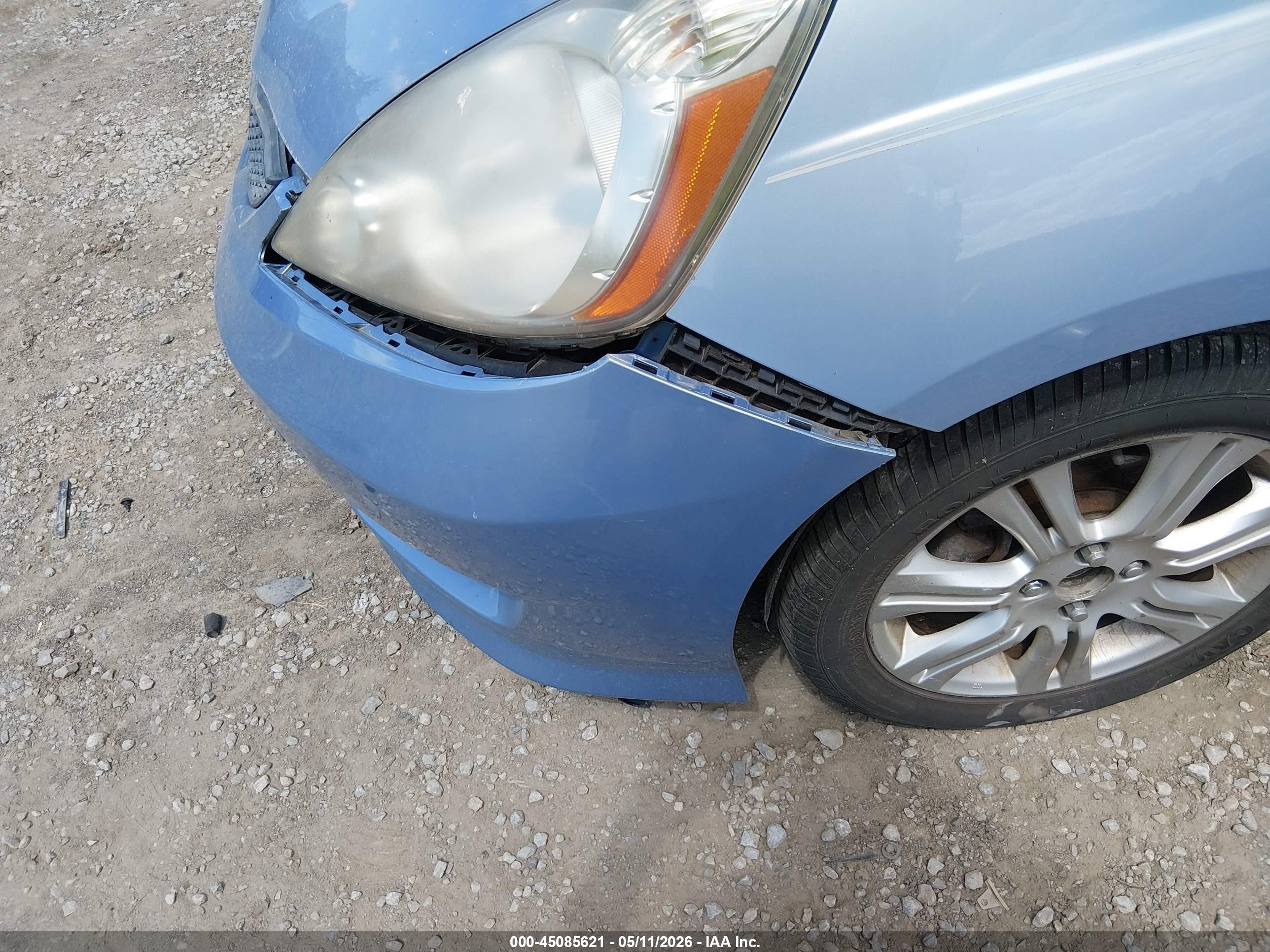 2010 Honda Fit Sport Blue vin: JHMGE8H40AC014646