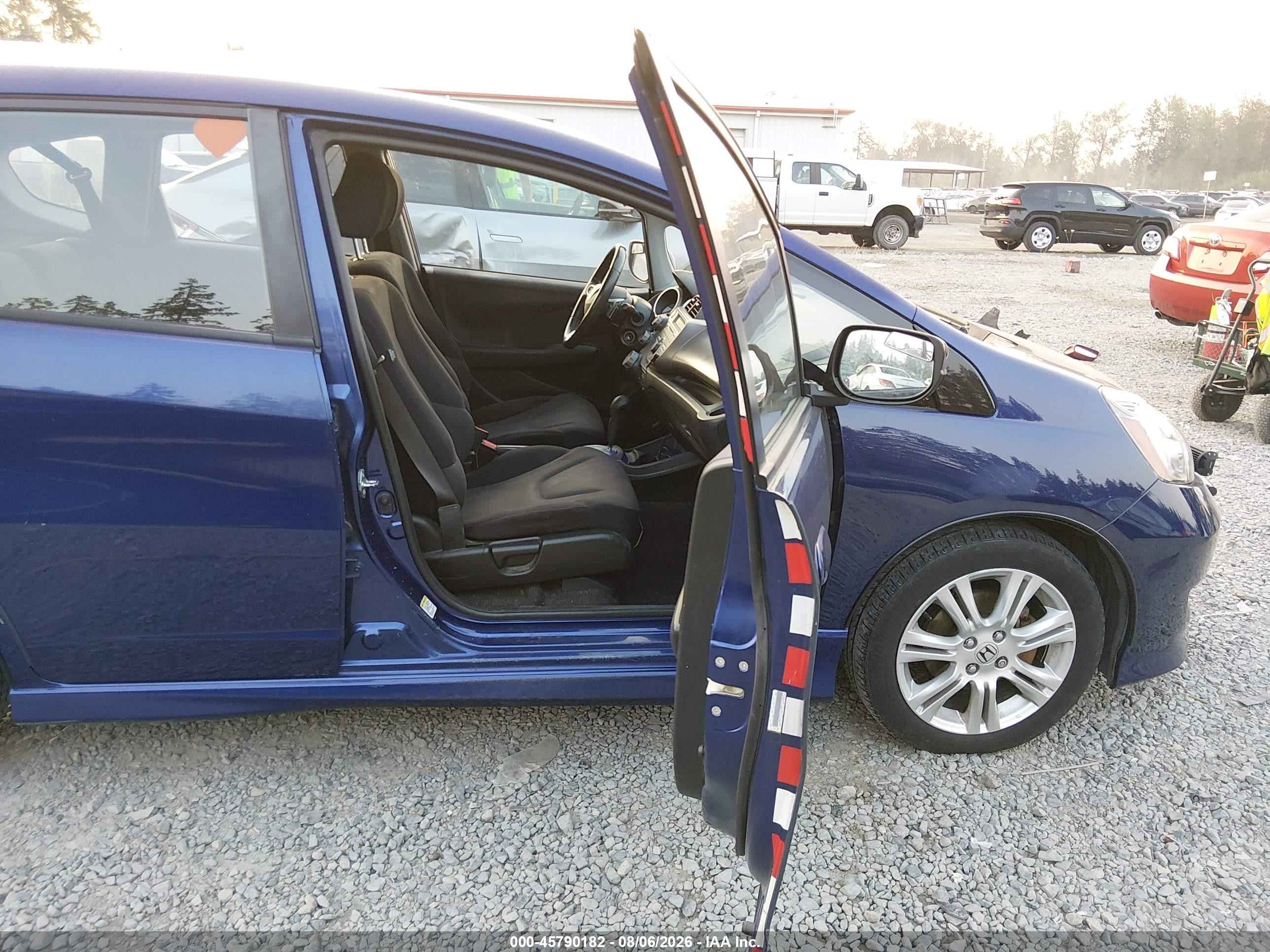 2010 Honda Fit Sport Синий vin: JHMGE8H40AC022441