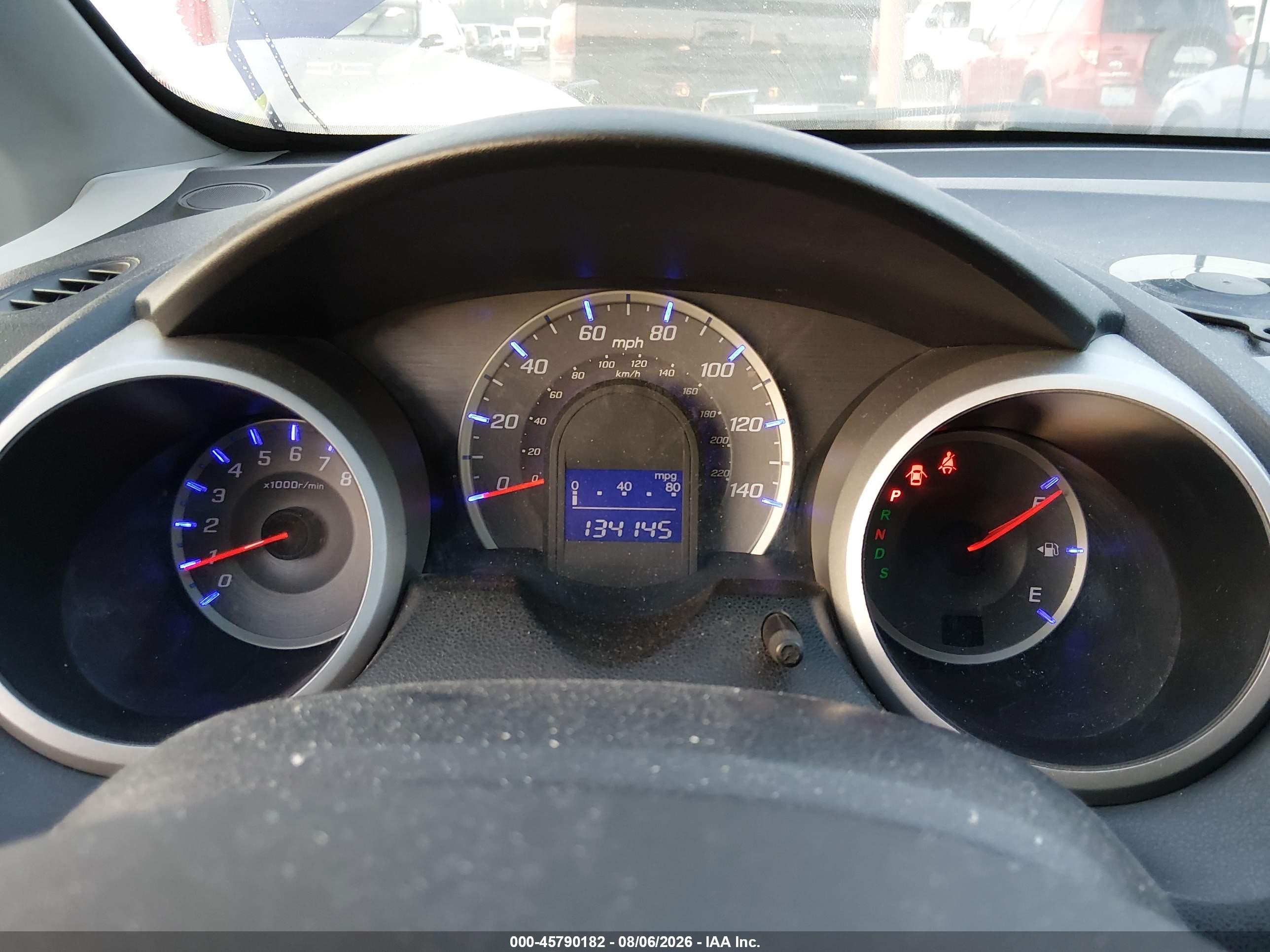 2010 Honda Fit Sport Синий vin: JHMGE8H40AC022441