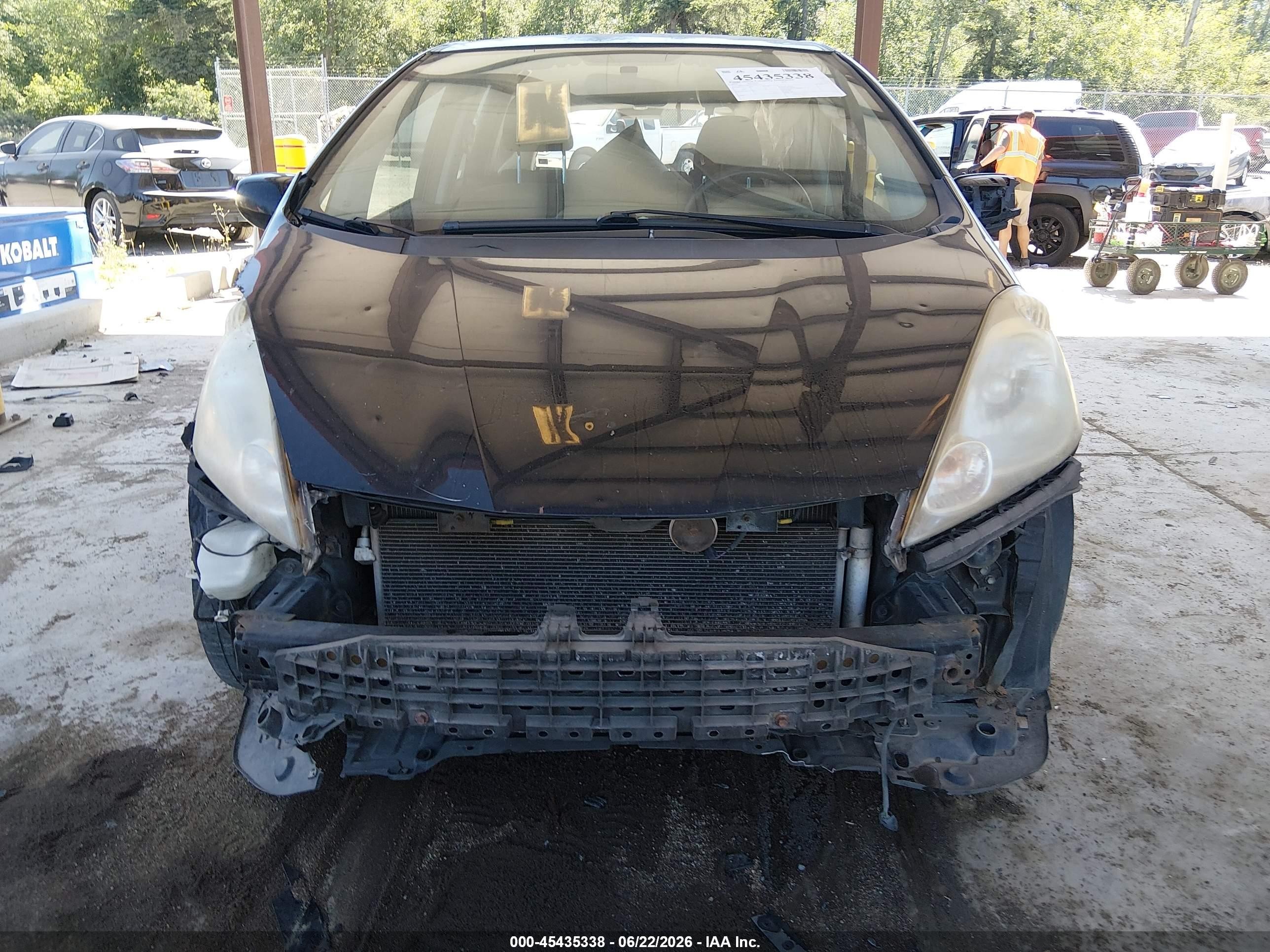 2010 Honda Fit Sport Black vin: JHMGE8H40AS002213