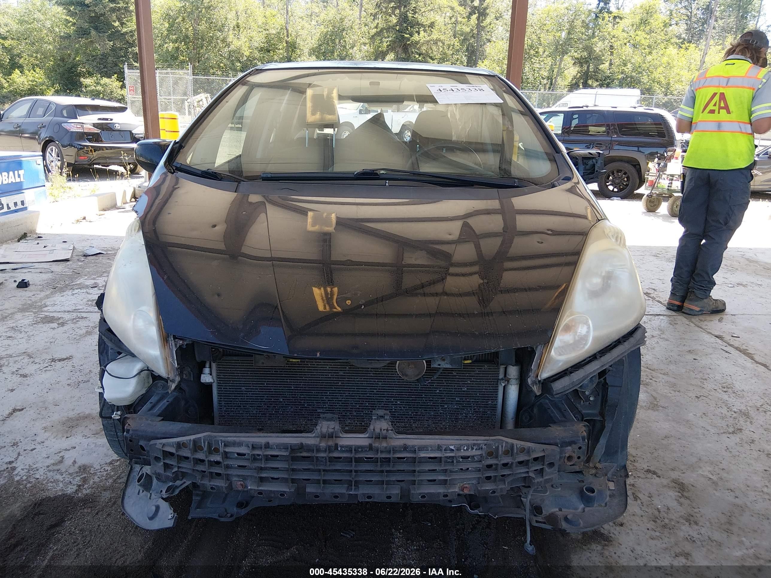 2010 Honda Fit Sport Black vin: JHMGE8H40AS002213