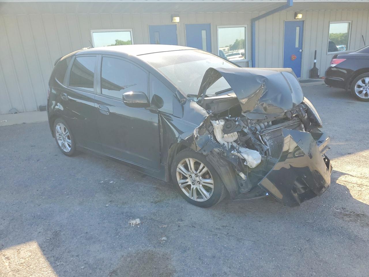 2010 Honda Fit Sport Черный vin: JHMGE8H40AS016922