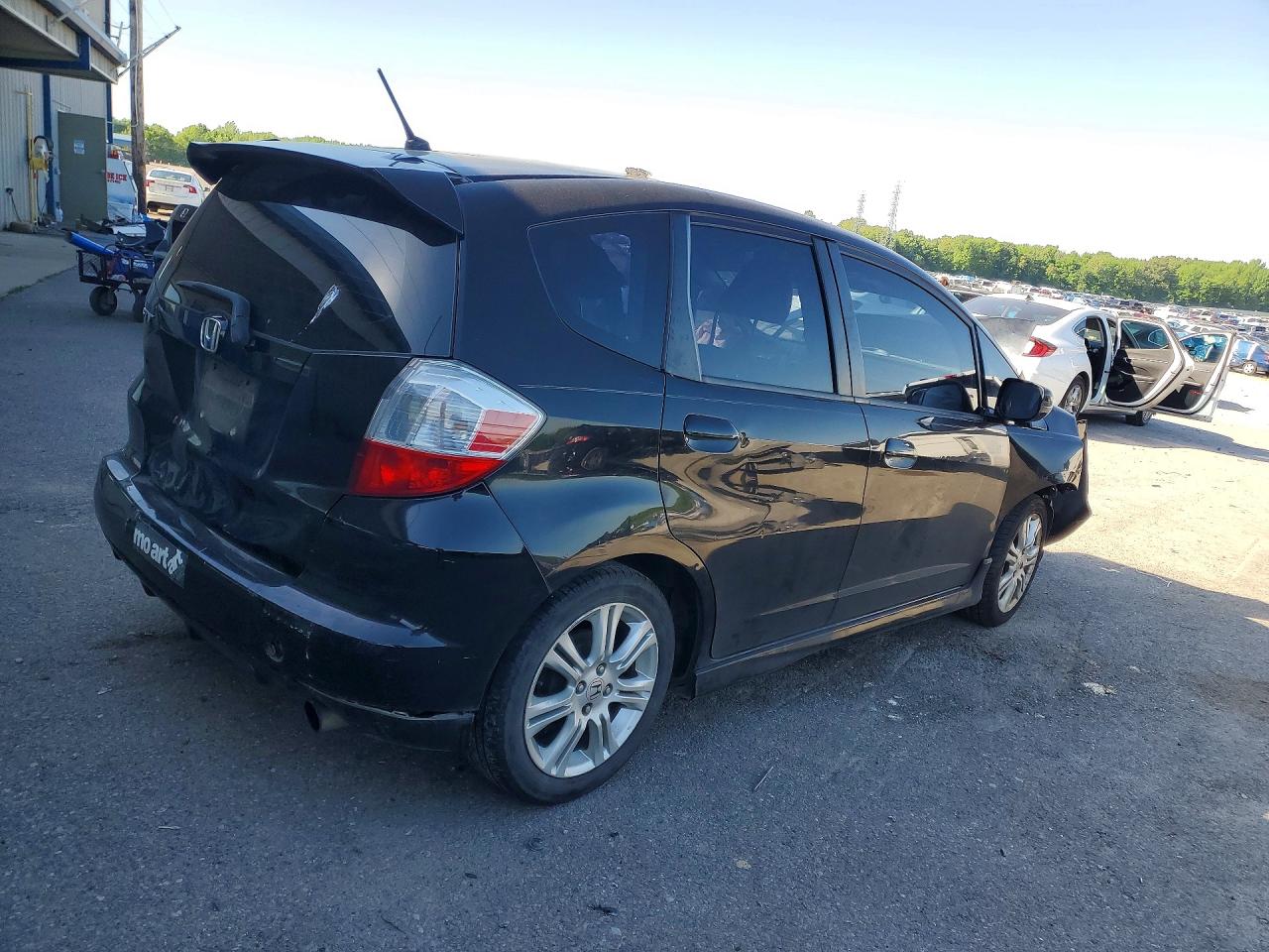 2010 Honda Fit Sport Черный vin: JHMGE8H40AS016922