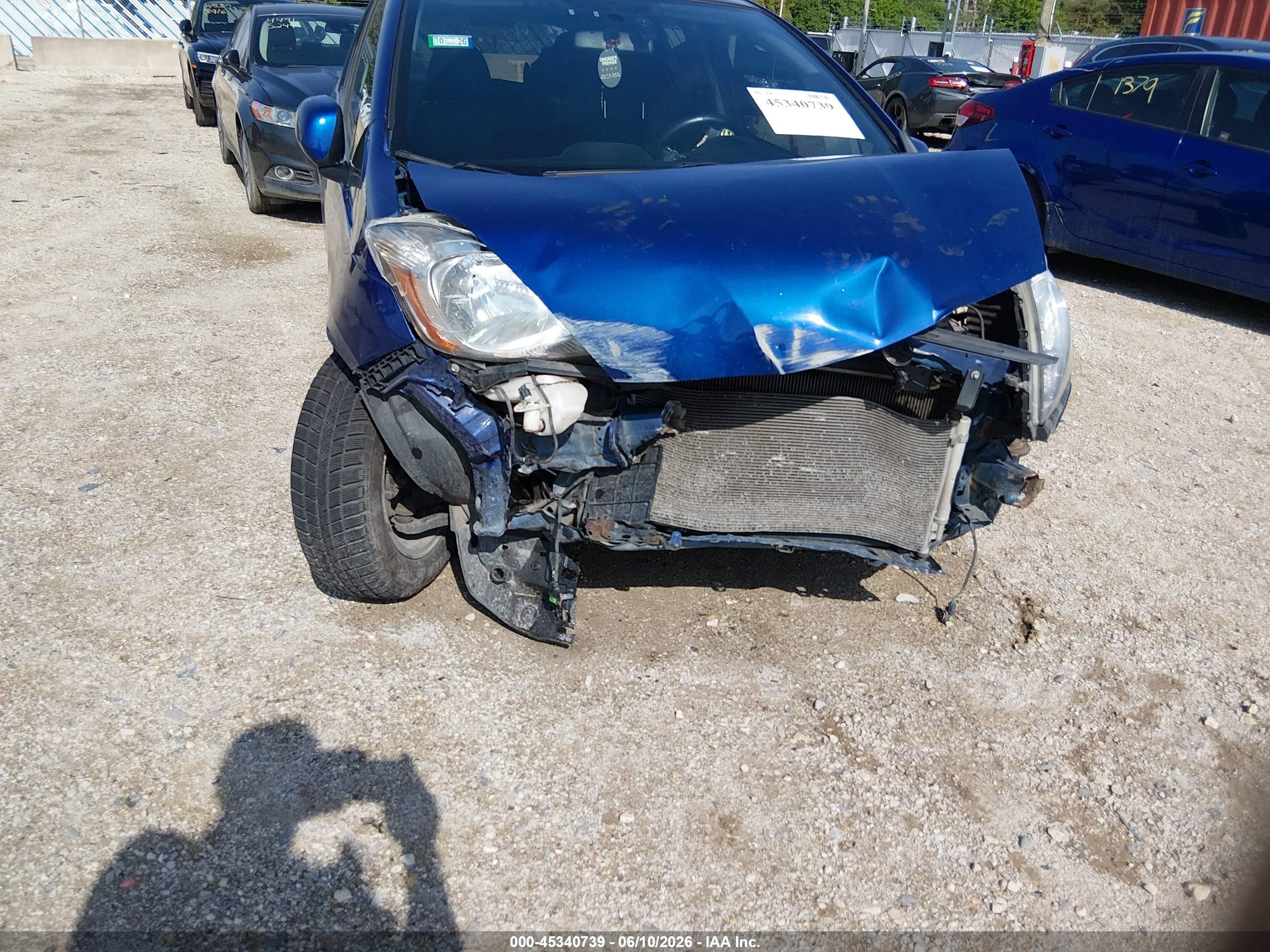 2010 Honda Fit Sport Blue vin: JHMGE8H40AS021778