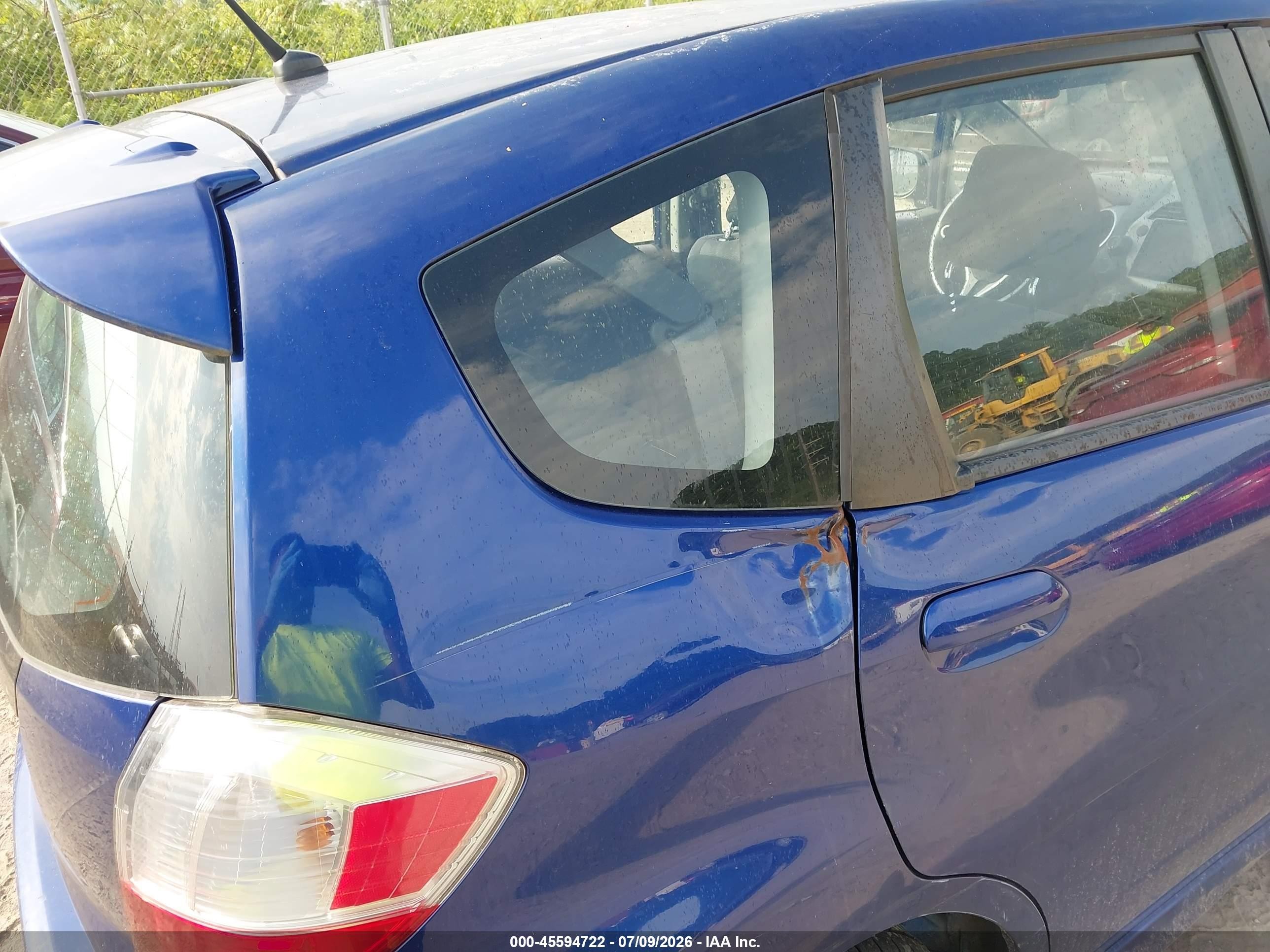 2010 Honda Fit Sport Blue vin: JHMGE8H40AS028293