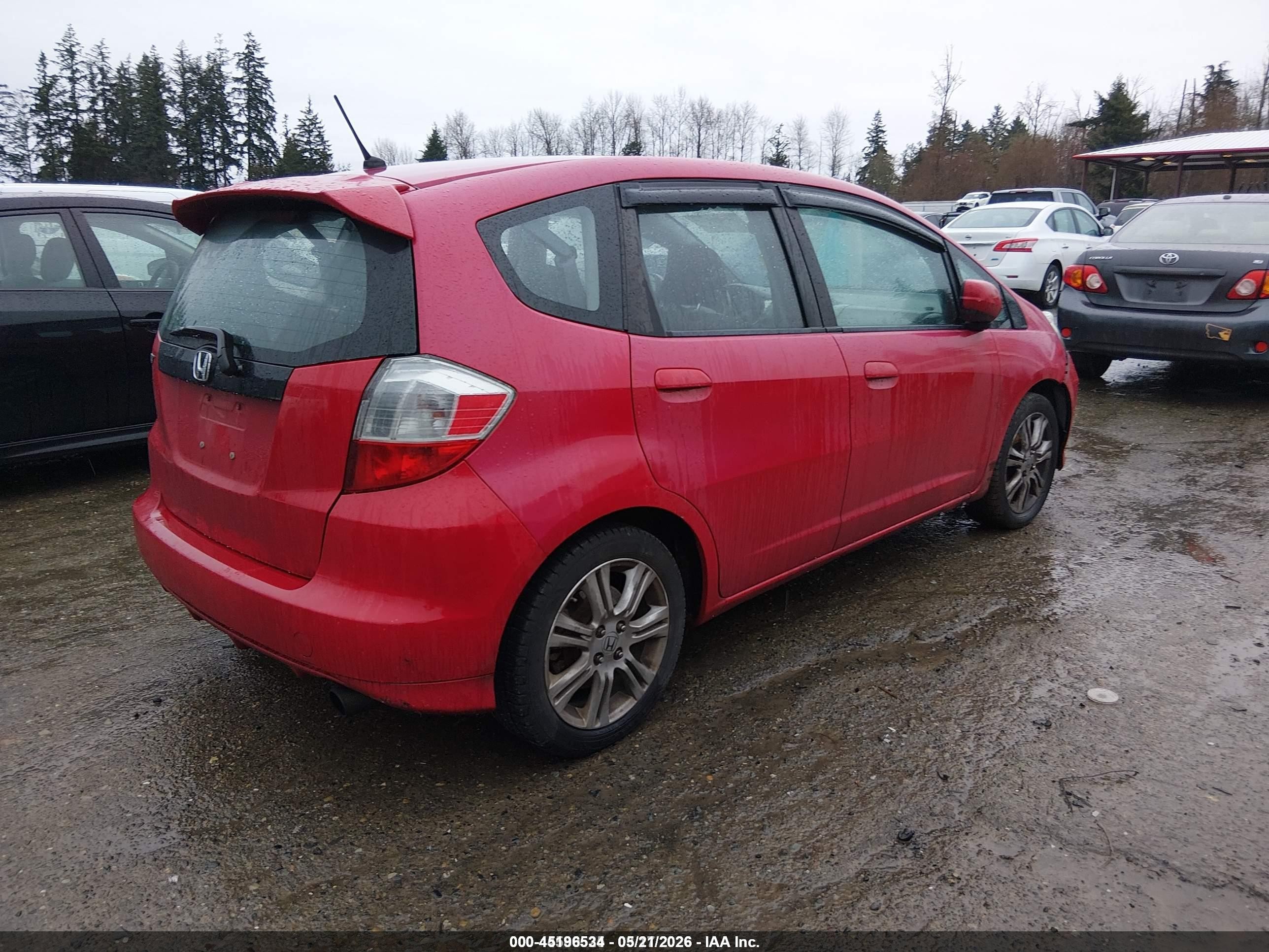 2010 Honda Fit Sport Purple vin: JHMGE8H41AC001839