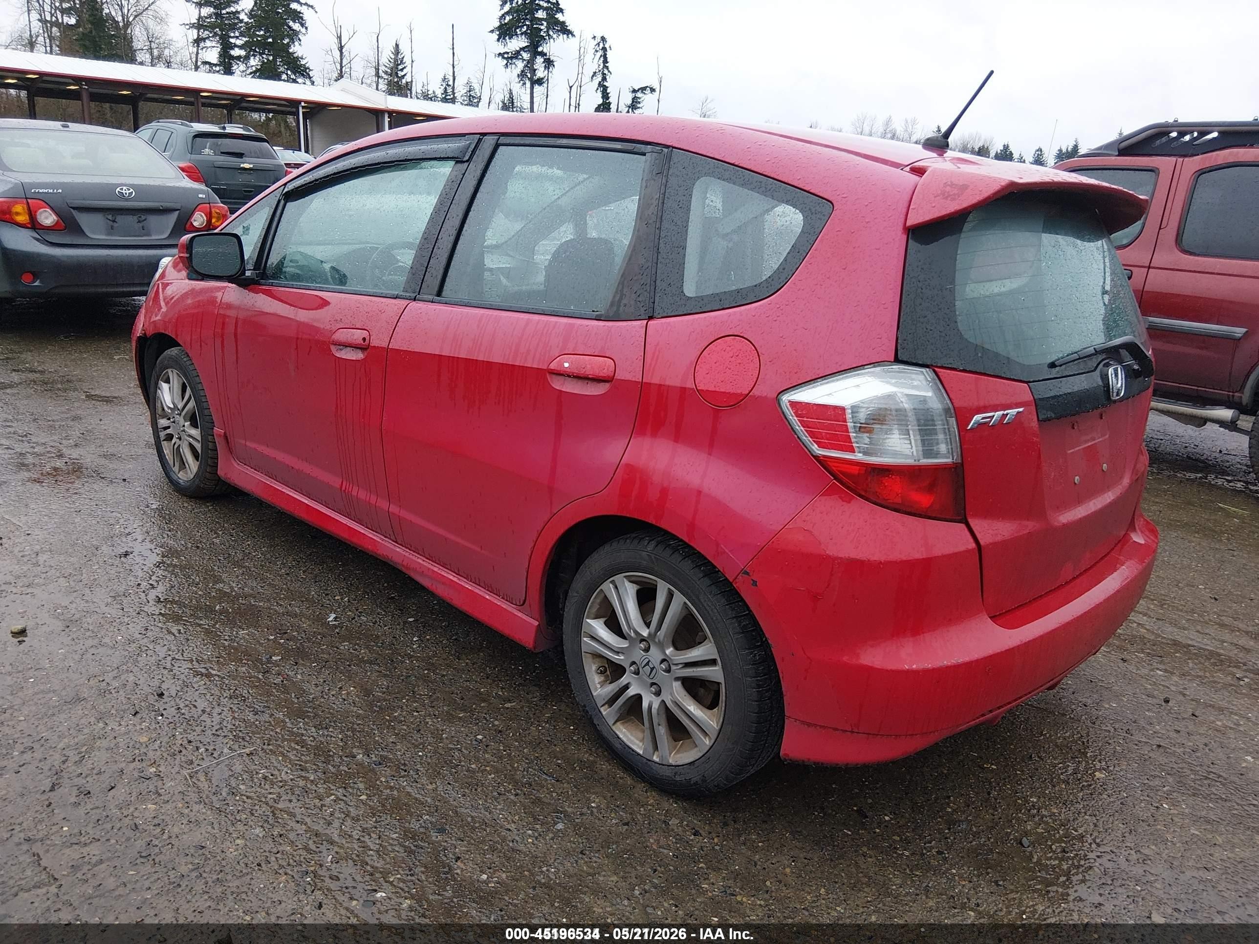 2010 Honda Fit Sport Purple vin: JHMGE8H41AC001839