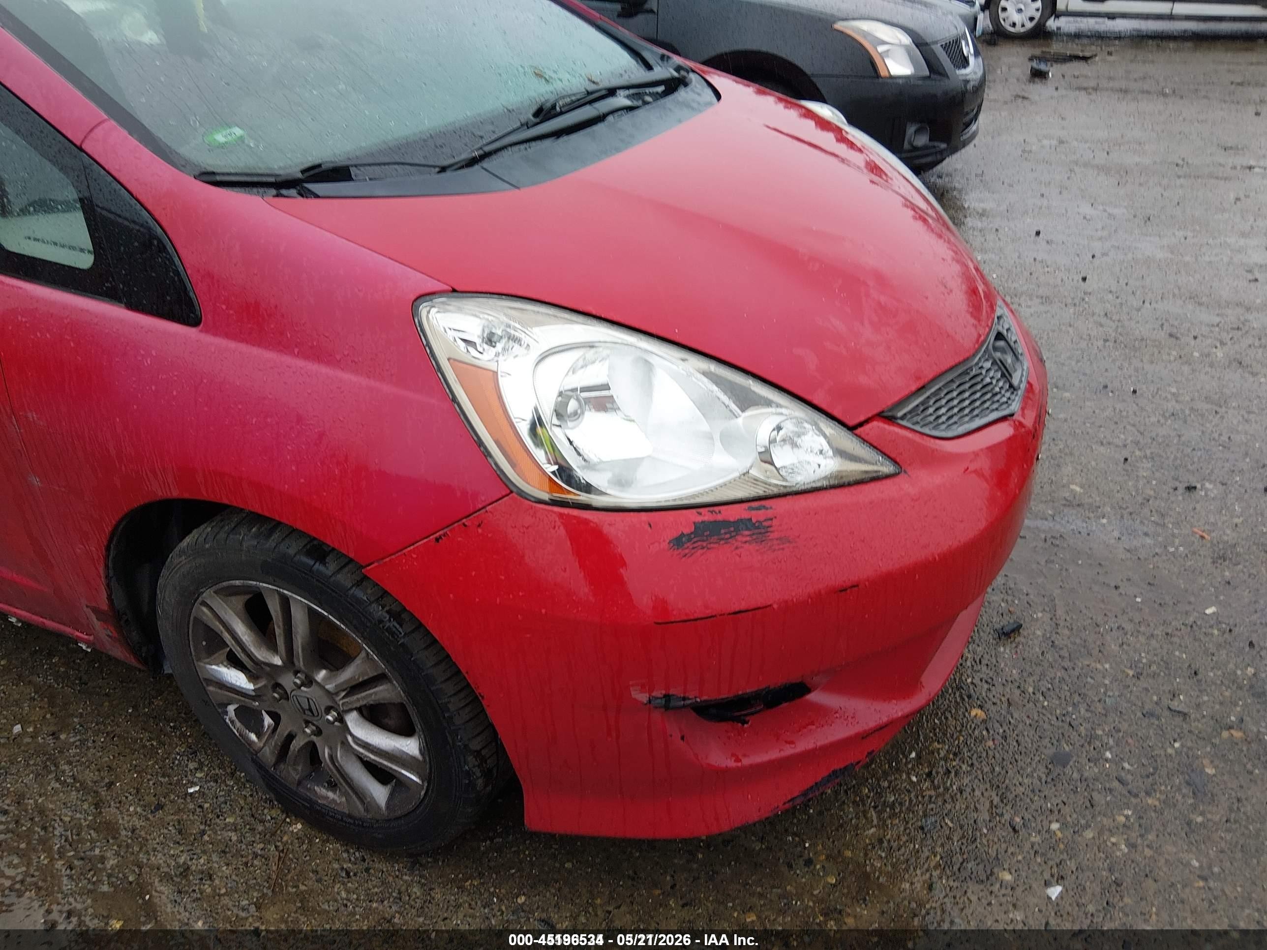 2010 Honda Fit Sport Purple vin: JHMGE8H41AC001839