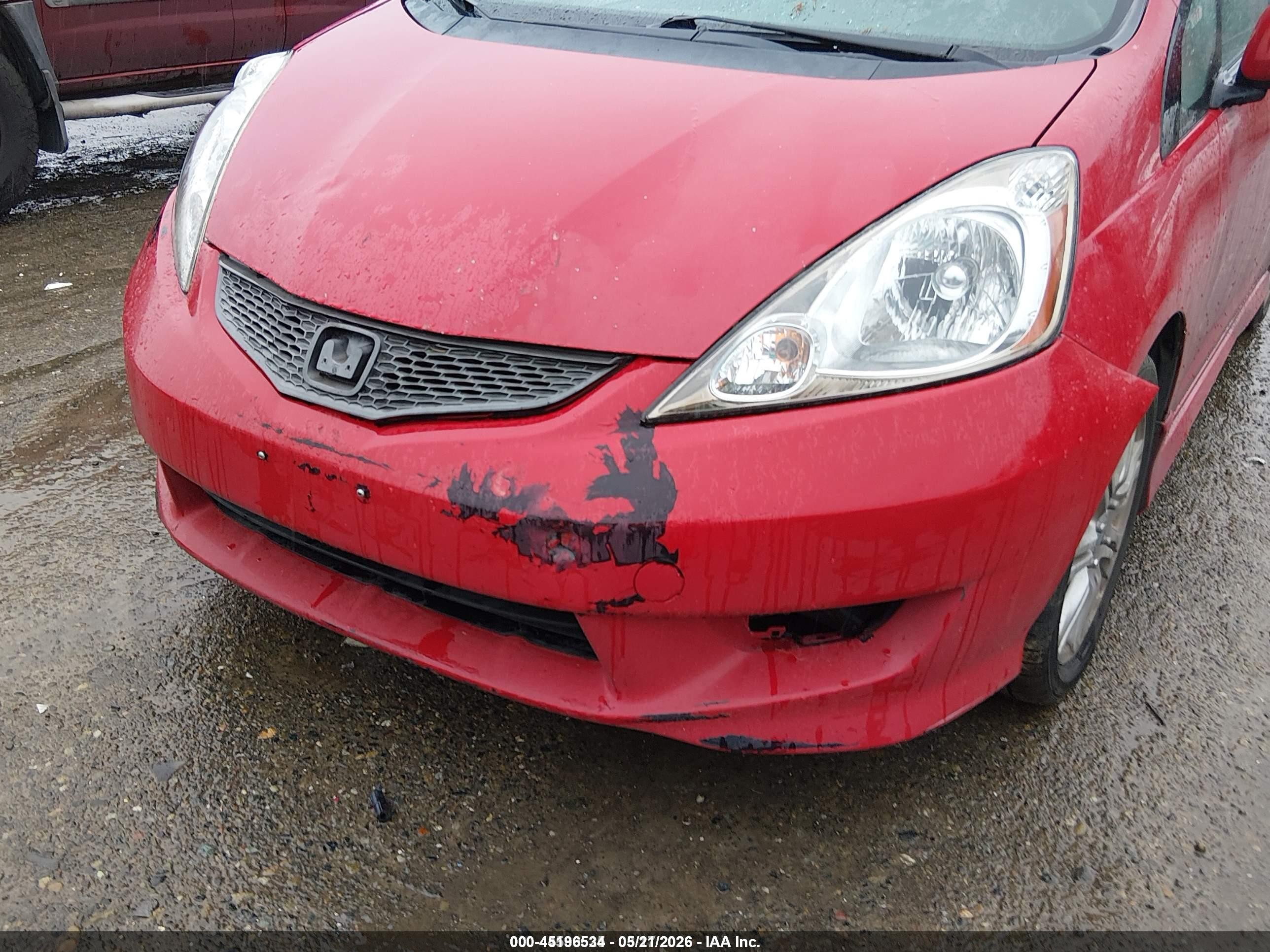 2010 Honda Fit Sport Purple vin: JHMGE8H41AC001839