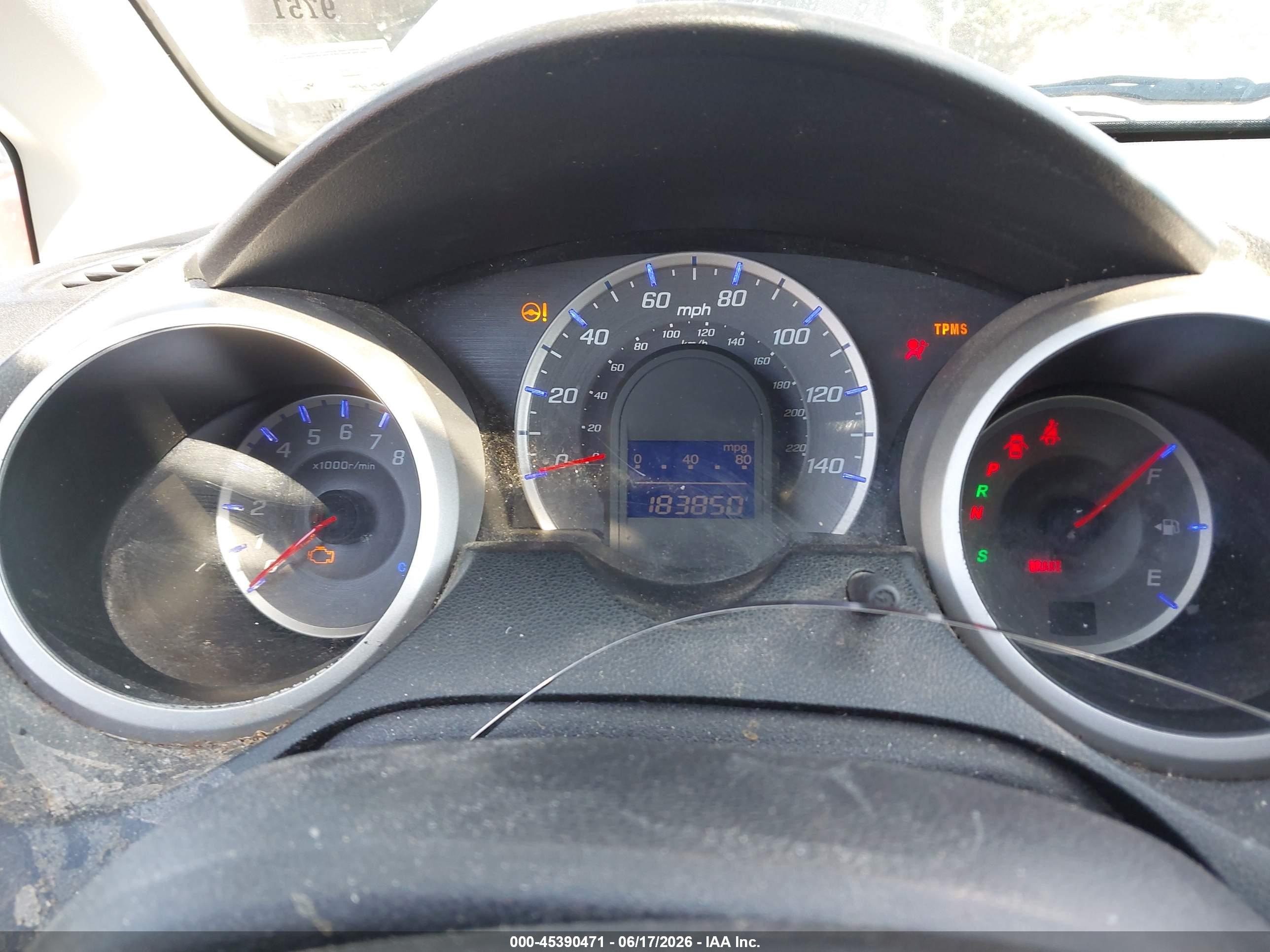 2010 Honda Fit Sport Navy vin: JHMGE8H41AC008287