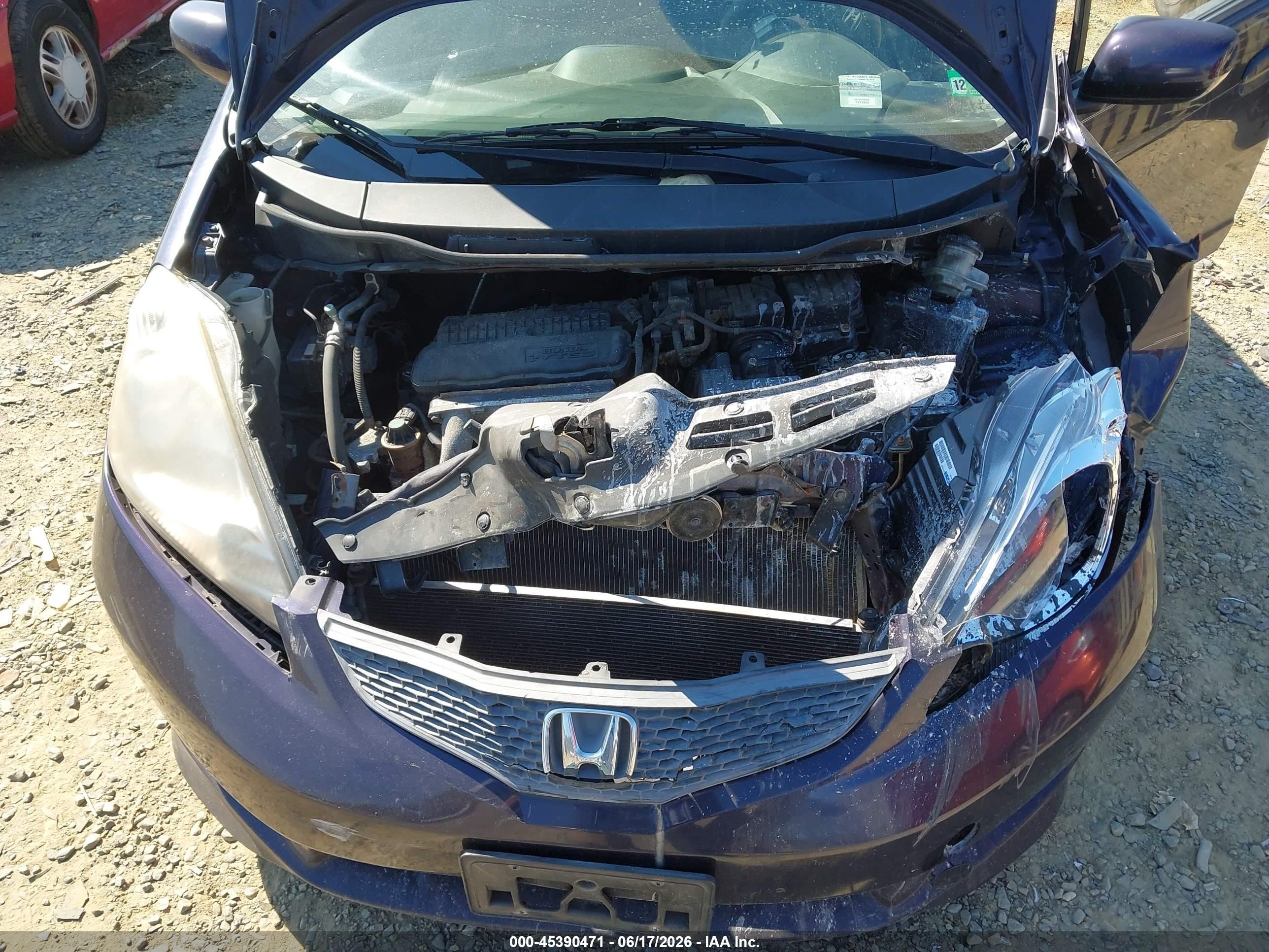 2010 Honda Fit Sport Navy vin: JHMGE8H41AC008287