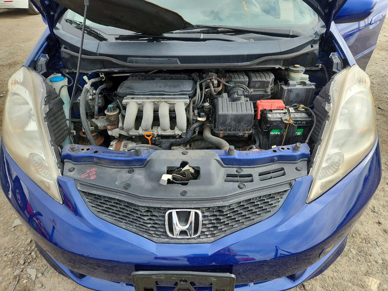 2010 Honda Fit Sport Blue vin: JHMGE8H41AC009620