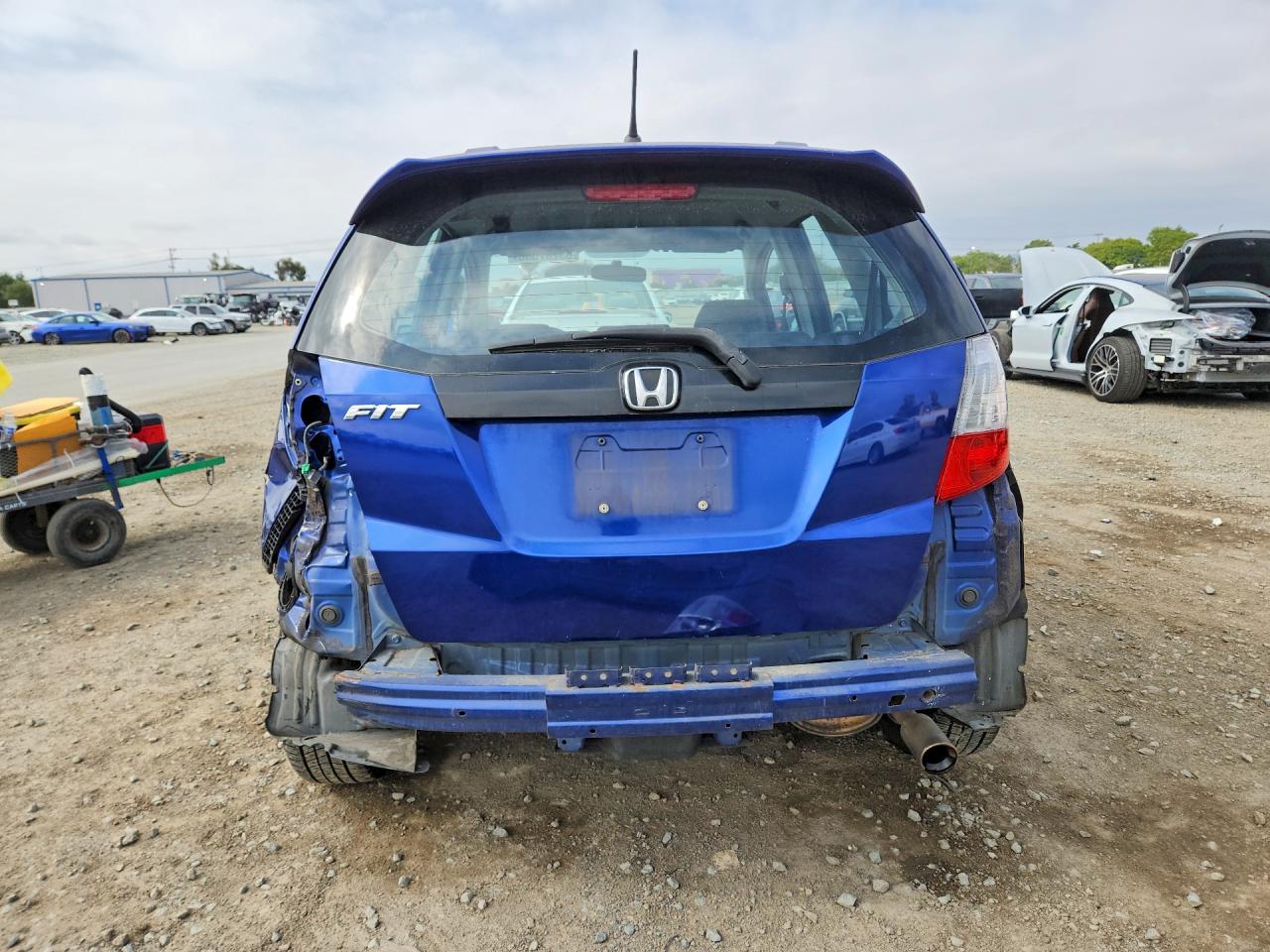 2010 Honda Fit Sport Blue vin: JHMGE8H41AC009620