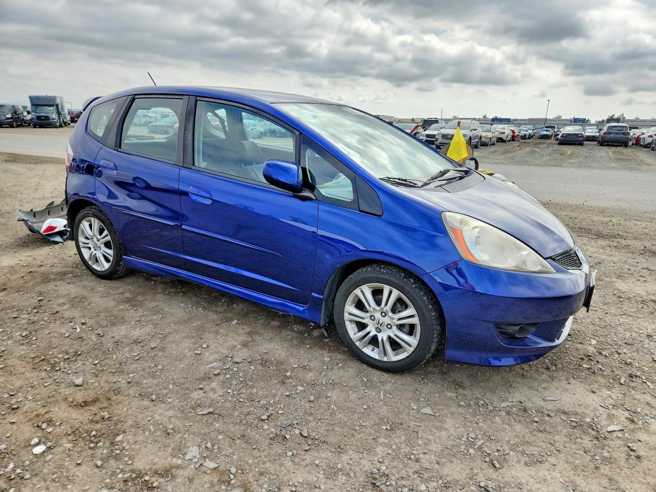 2010 Honda Fit Sport Blue vin: JHMGE8H41AC009620
