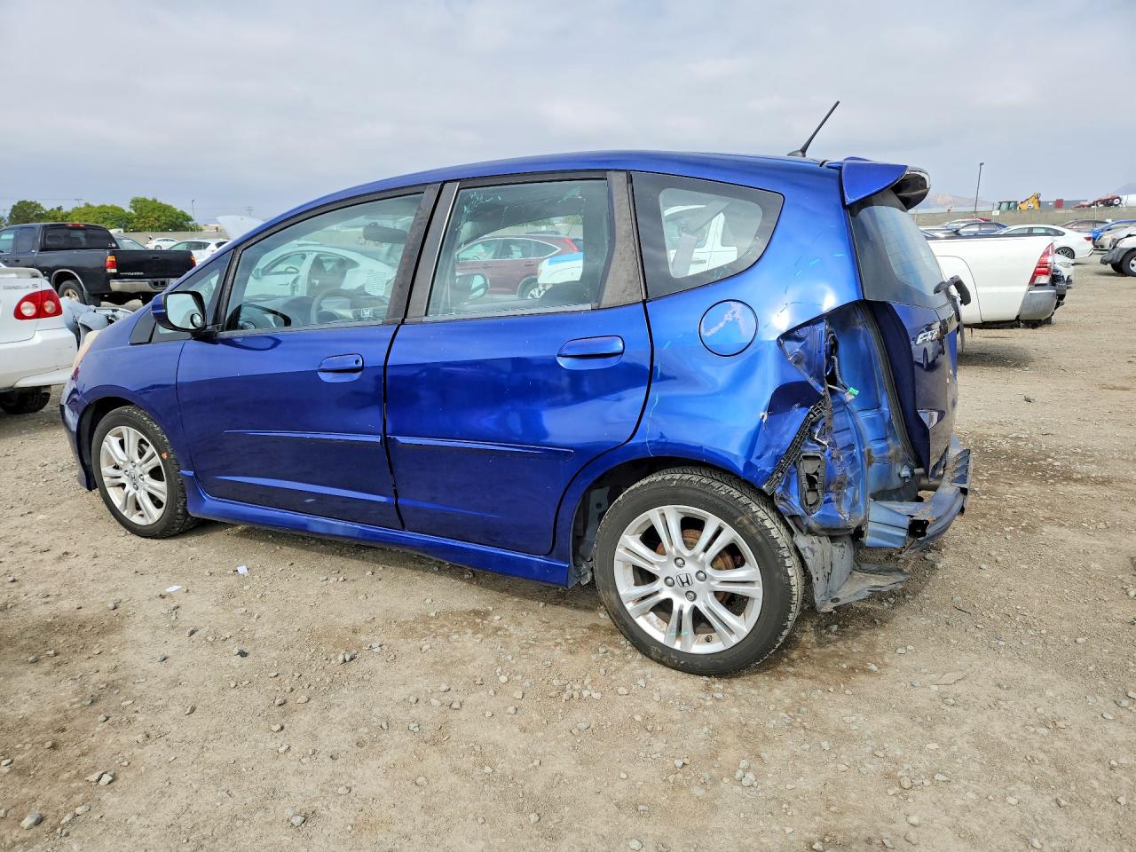 2010 Honda Fit Sport Blue vin: JHMGE8H41AC009620