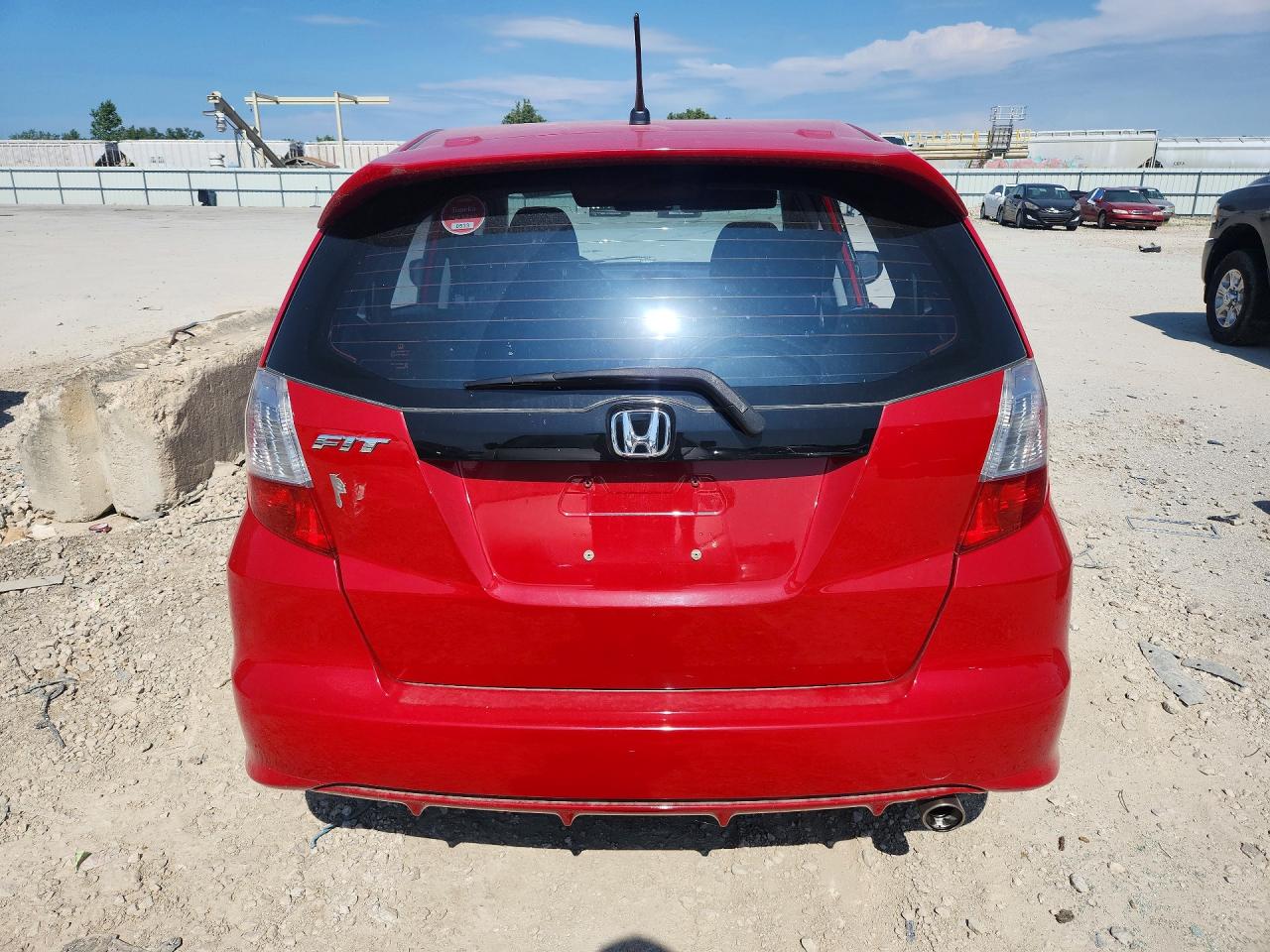 2010 Honda Fit Sport Red vin: JHMGE8H41AC017166