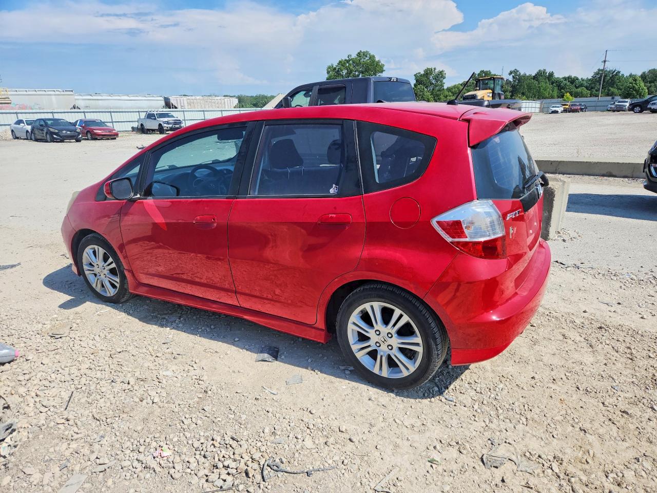 2010 Honda Fit Sport Red vin: JHMGE8H41AC017166