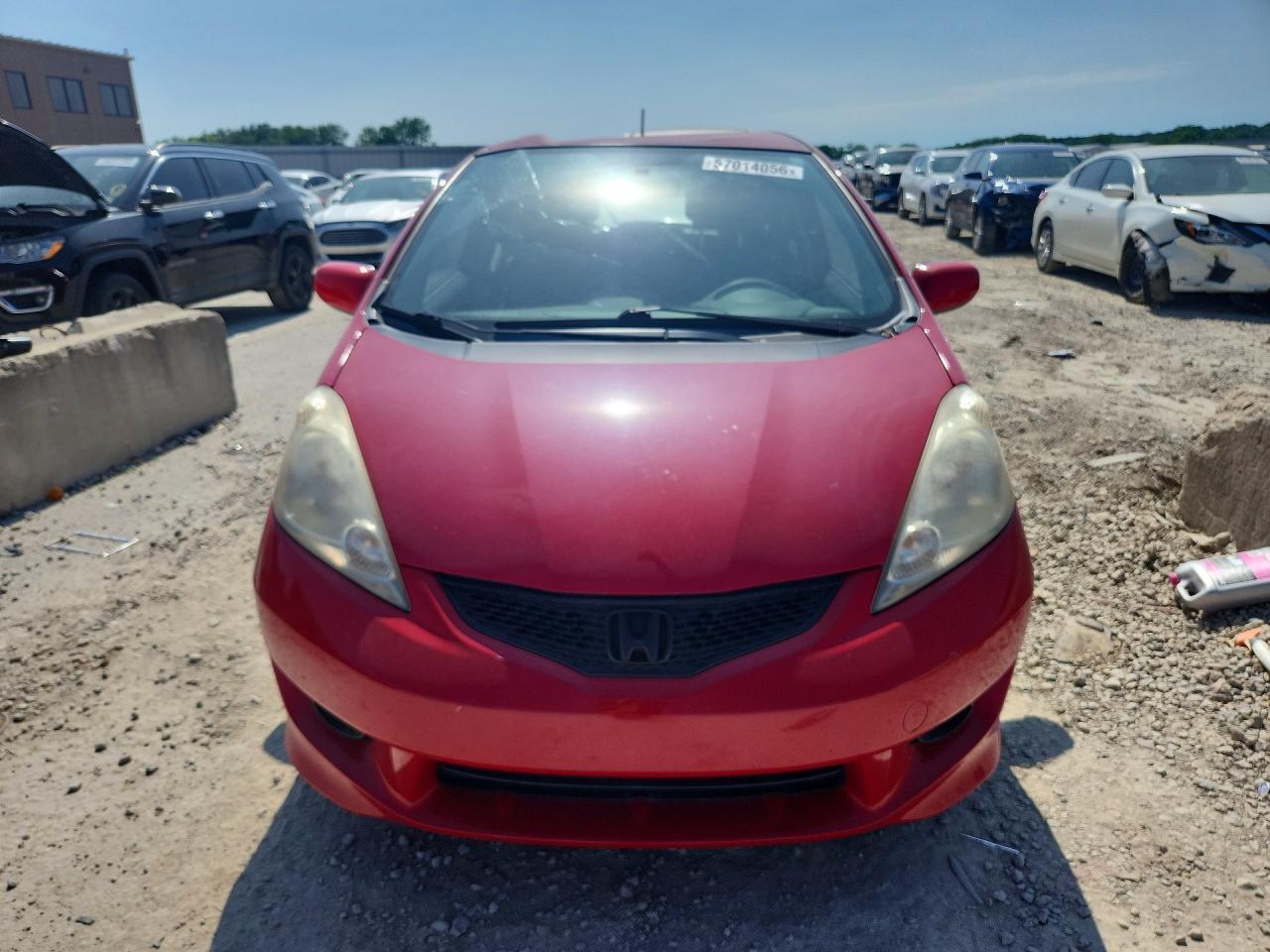 2010 Honda Fit Sport Red vin: JHMGE8H41AC017166