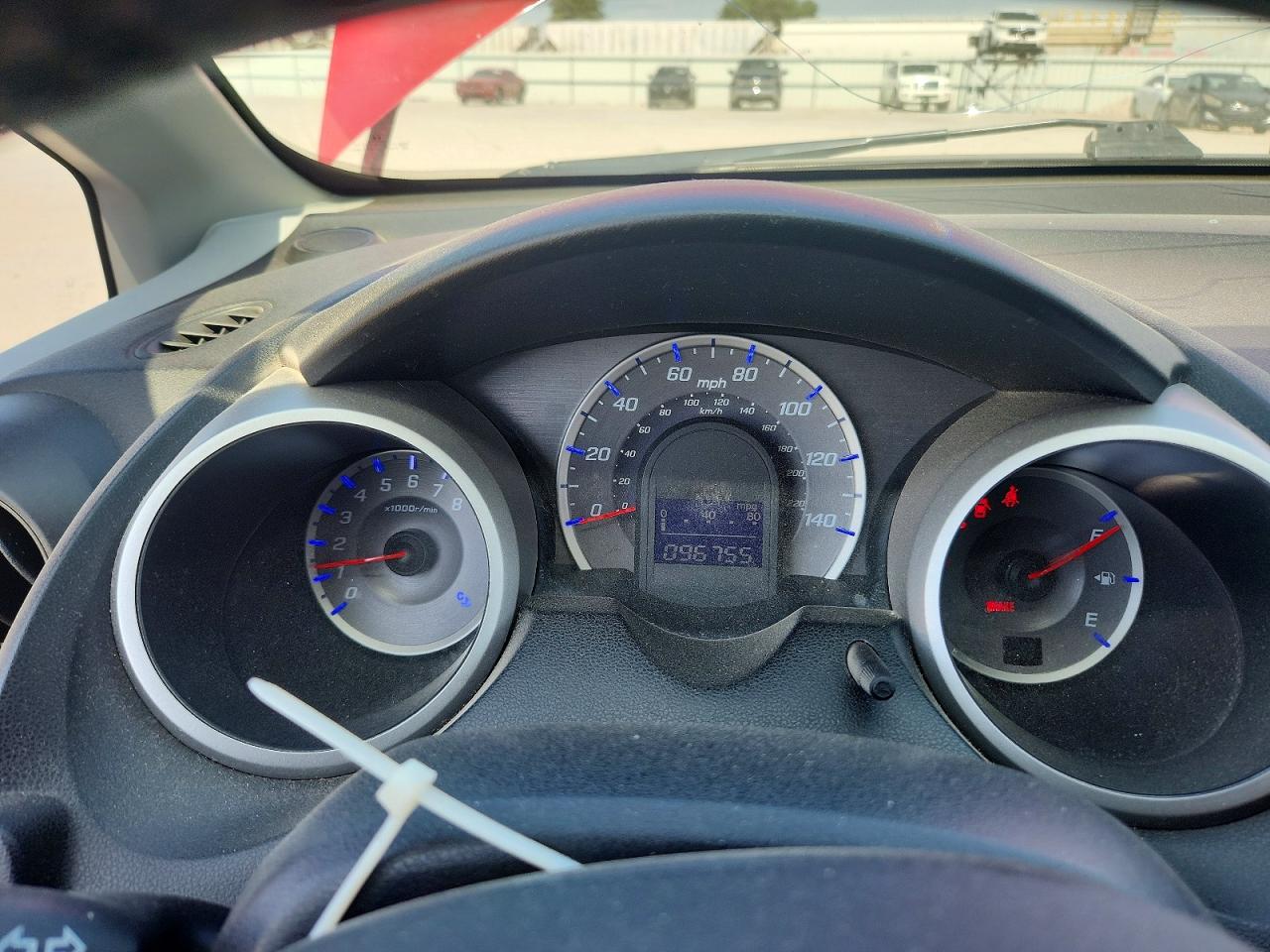 2010 Honda Fit Sport Red vin: JHMGE8H41AC017166