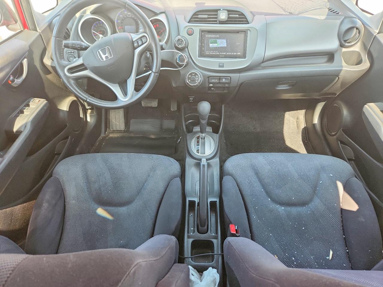 2010 Honda Fit Sport Red vin: JHMGE8H41AC017166