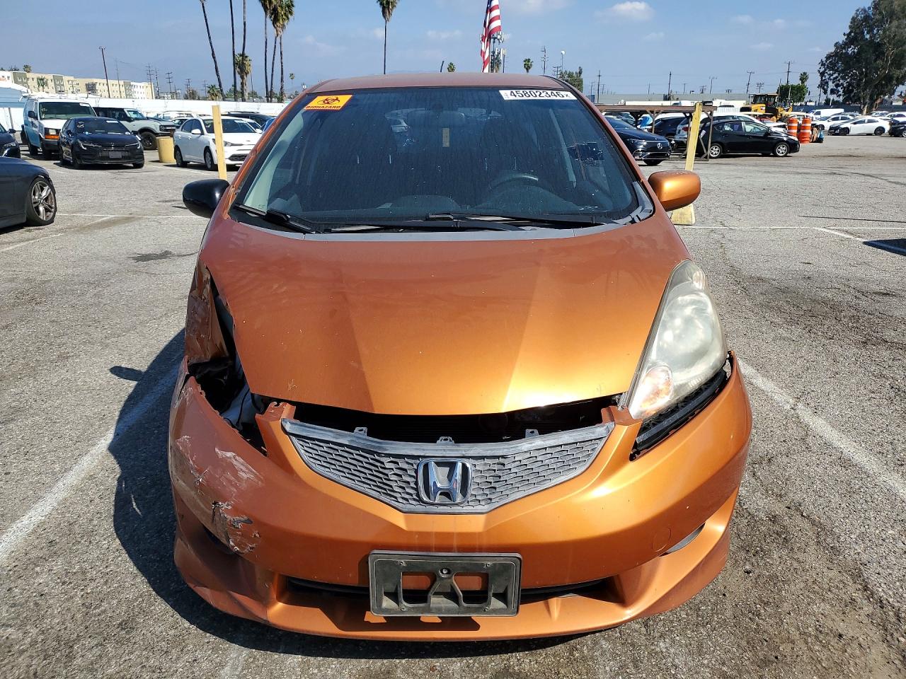2010 Honda Fit Sport Оранжевый vin: JHMGE8H41AC021279