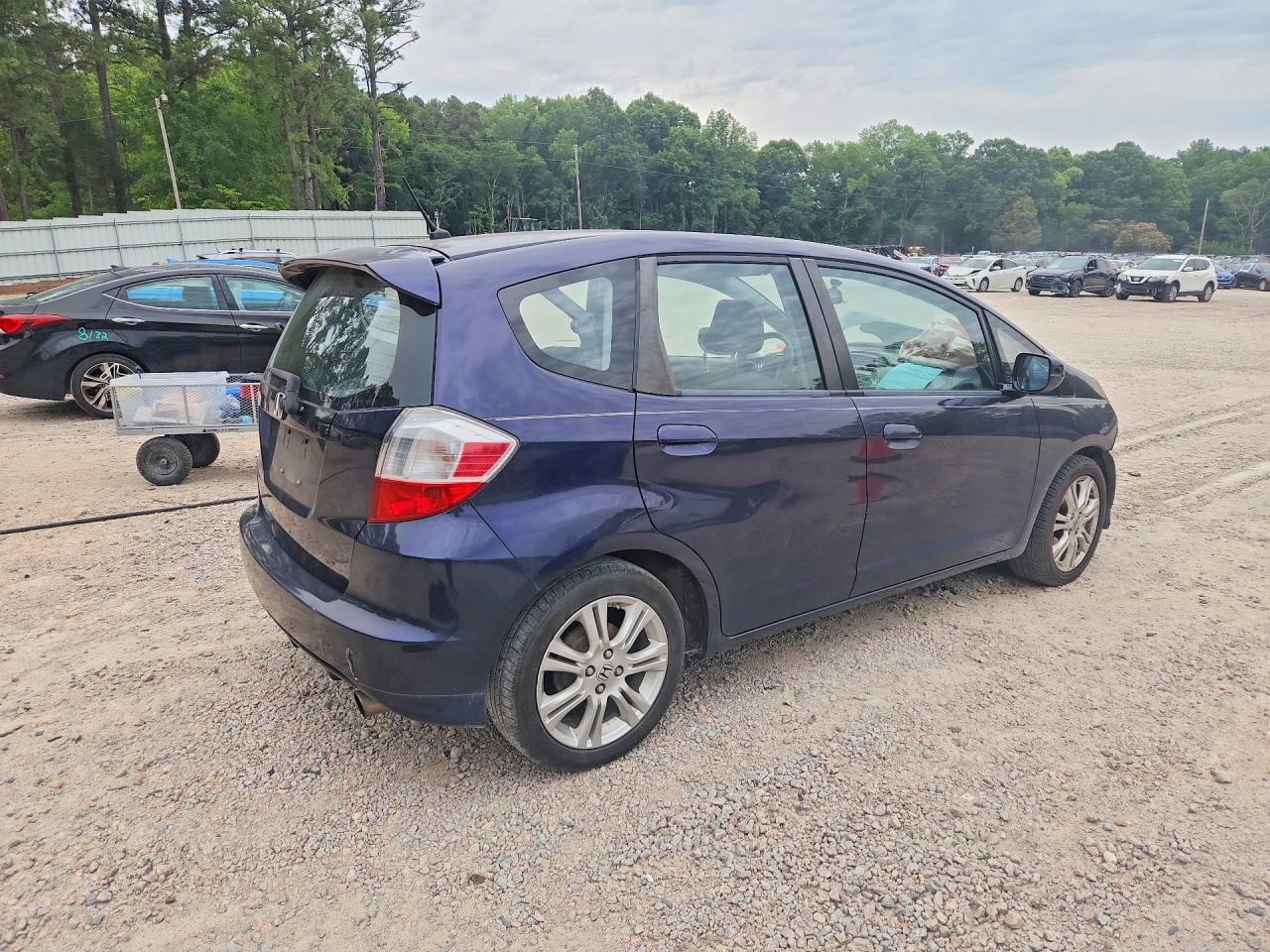 2010 Honda Fit Sport Blue vin: JHMGE8H41AC030807