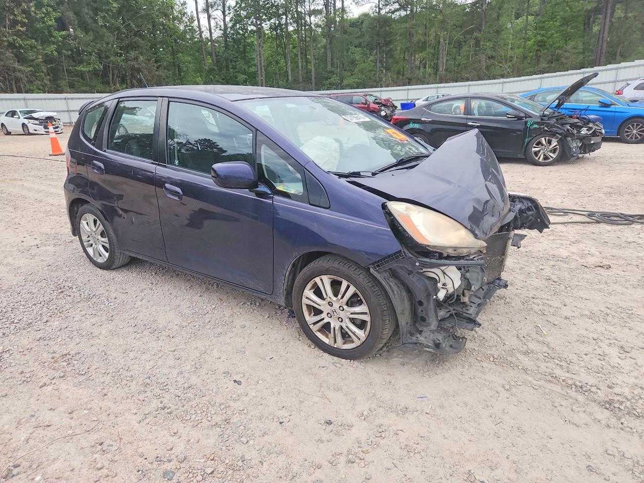 2010 Honda Fit Sport Blue vin: JHMGE8H41AC030807