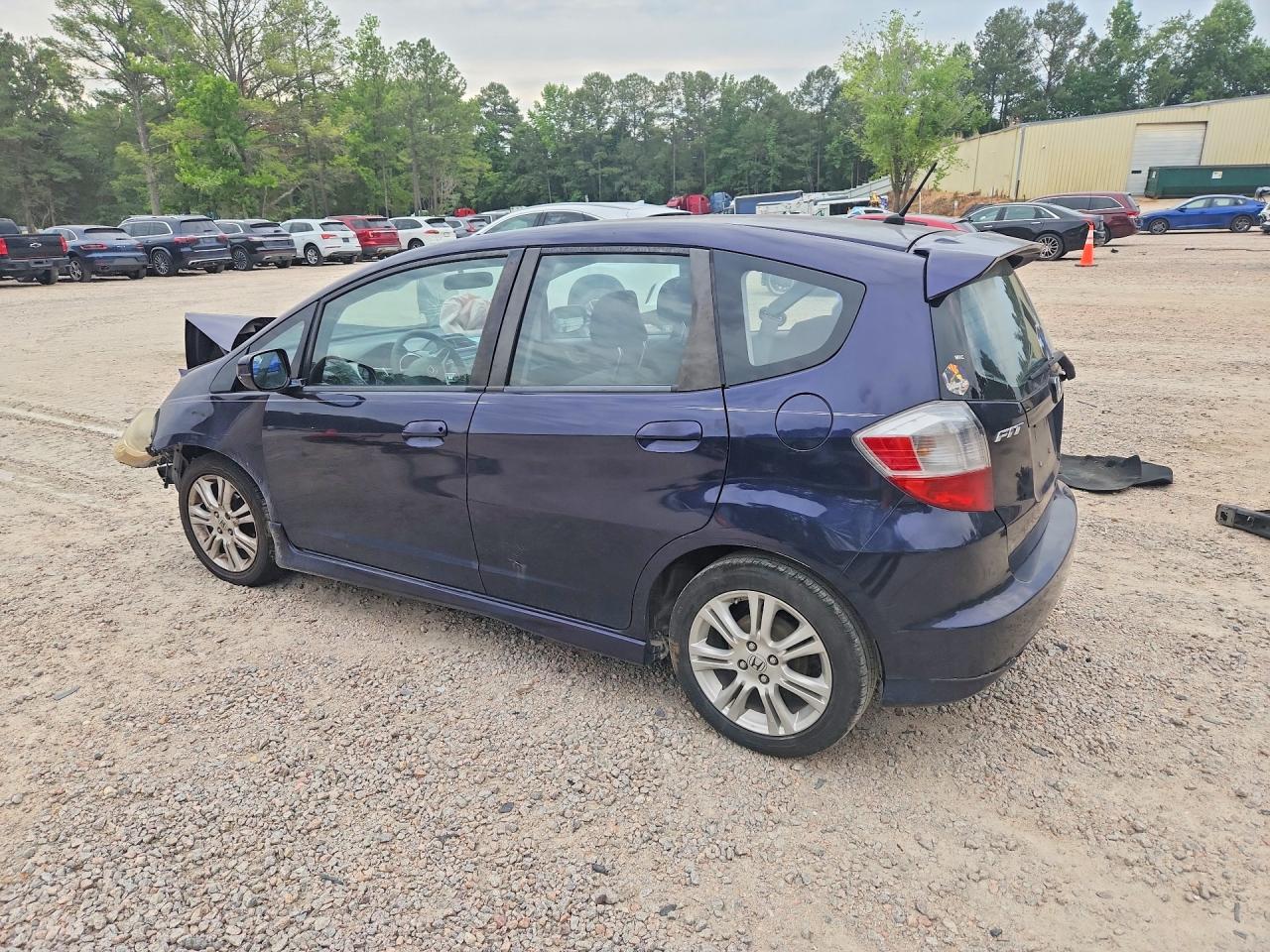 2010 Honda Fit Sport Blue vin: JHMGE8H41AC030807