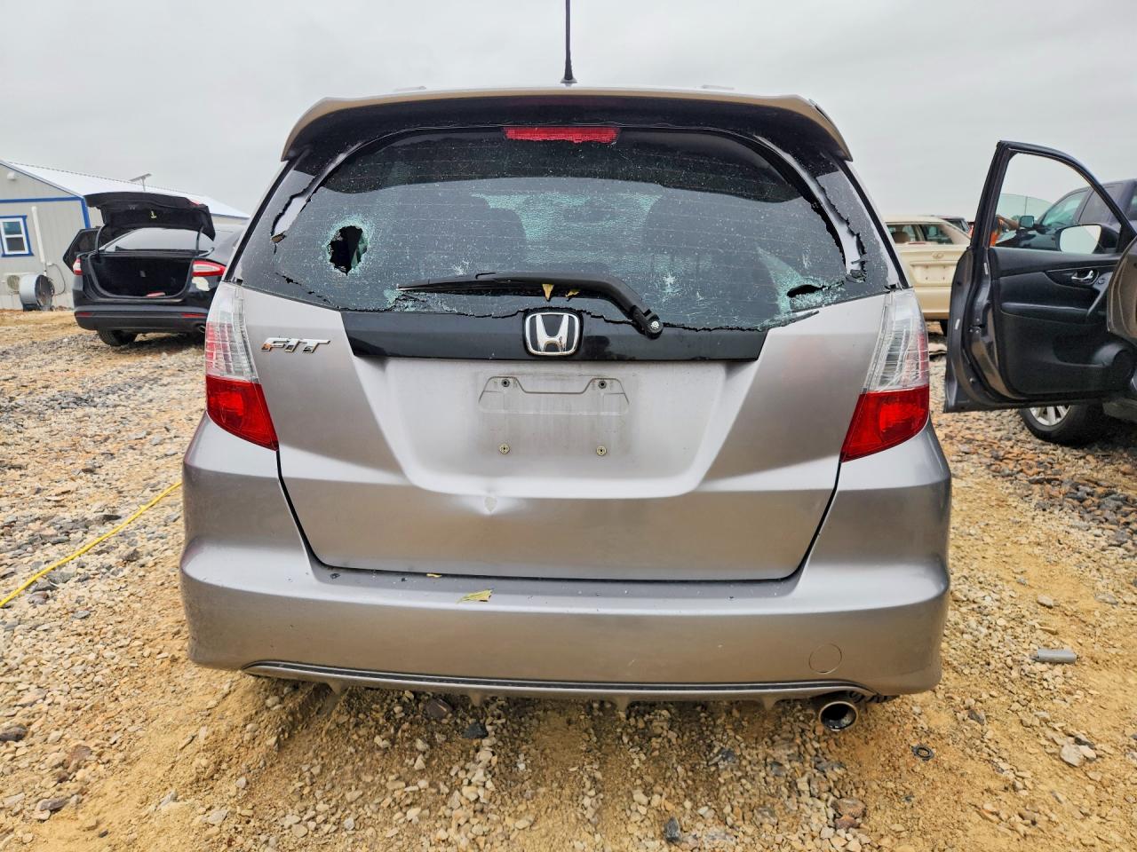 2010 Honda Fit Sport Silver vin: JHMGE8H41AS001023