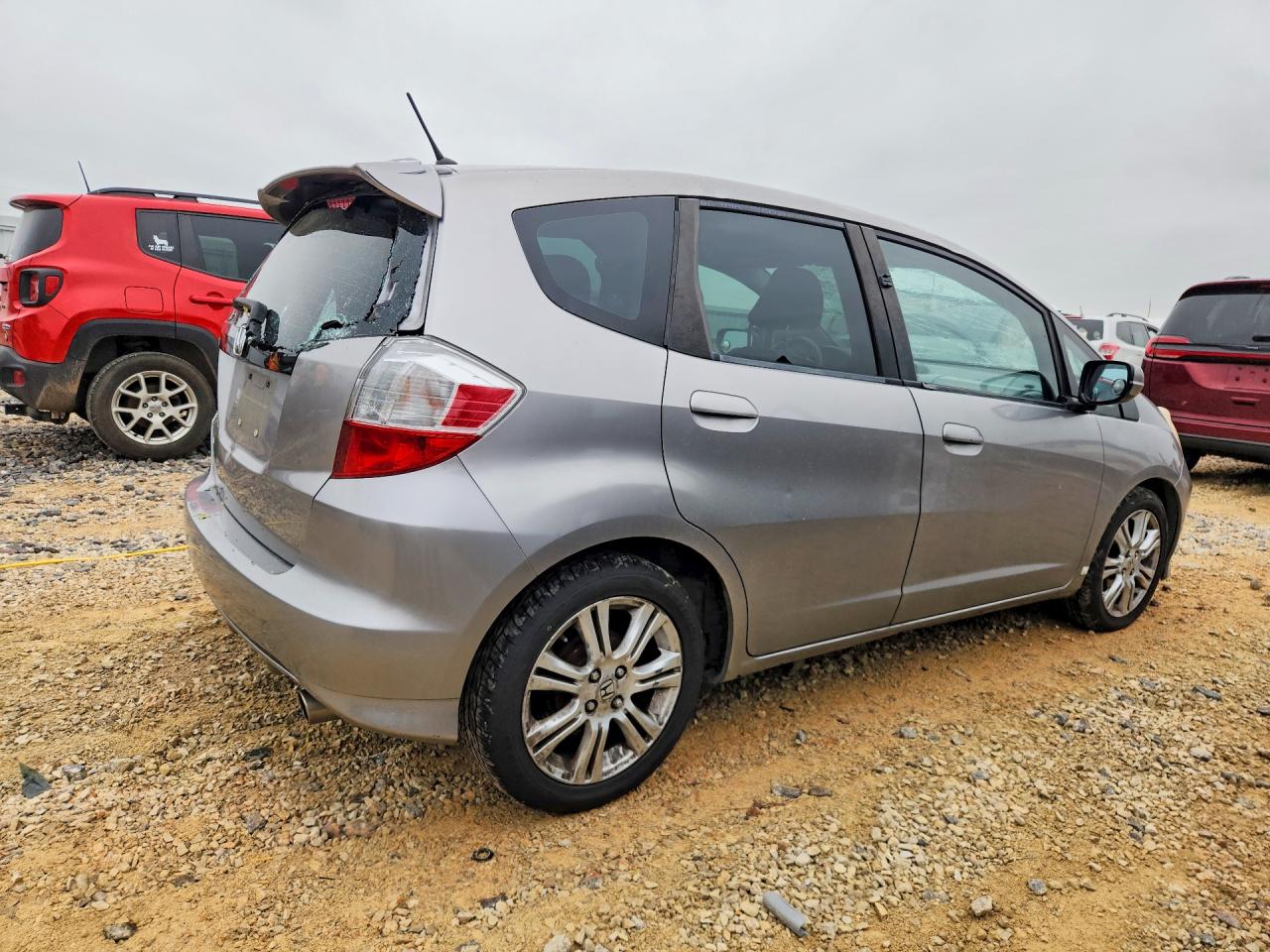 2010 Honda Fit Sport Silver vin: JHMGE8H41AS001023