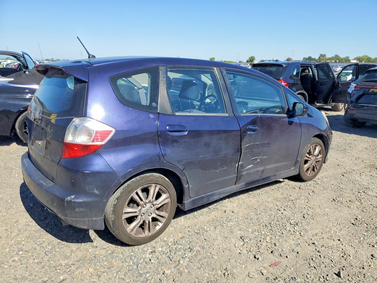 2010 Honda Fit Sport Blue vin: JHMGE8H41AS002334