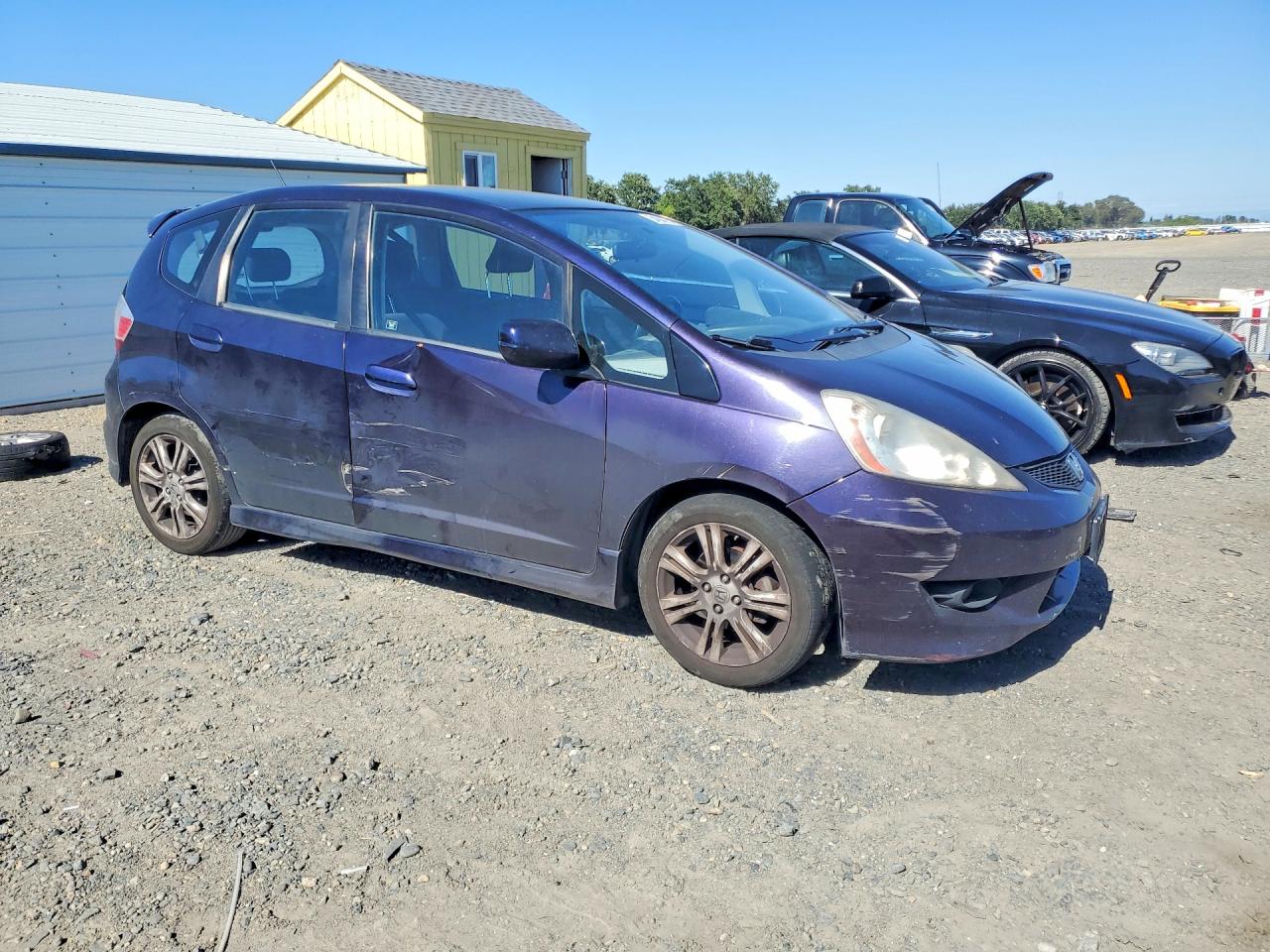 2010 Honda Fit Sport Blue vin: JHMGE8H41AS002334