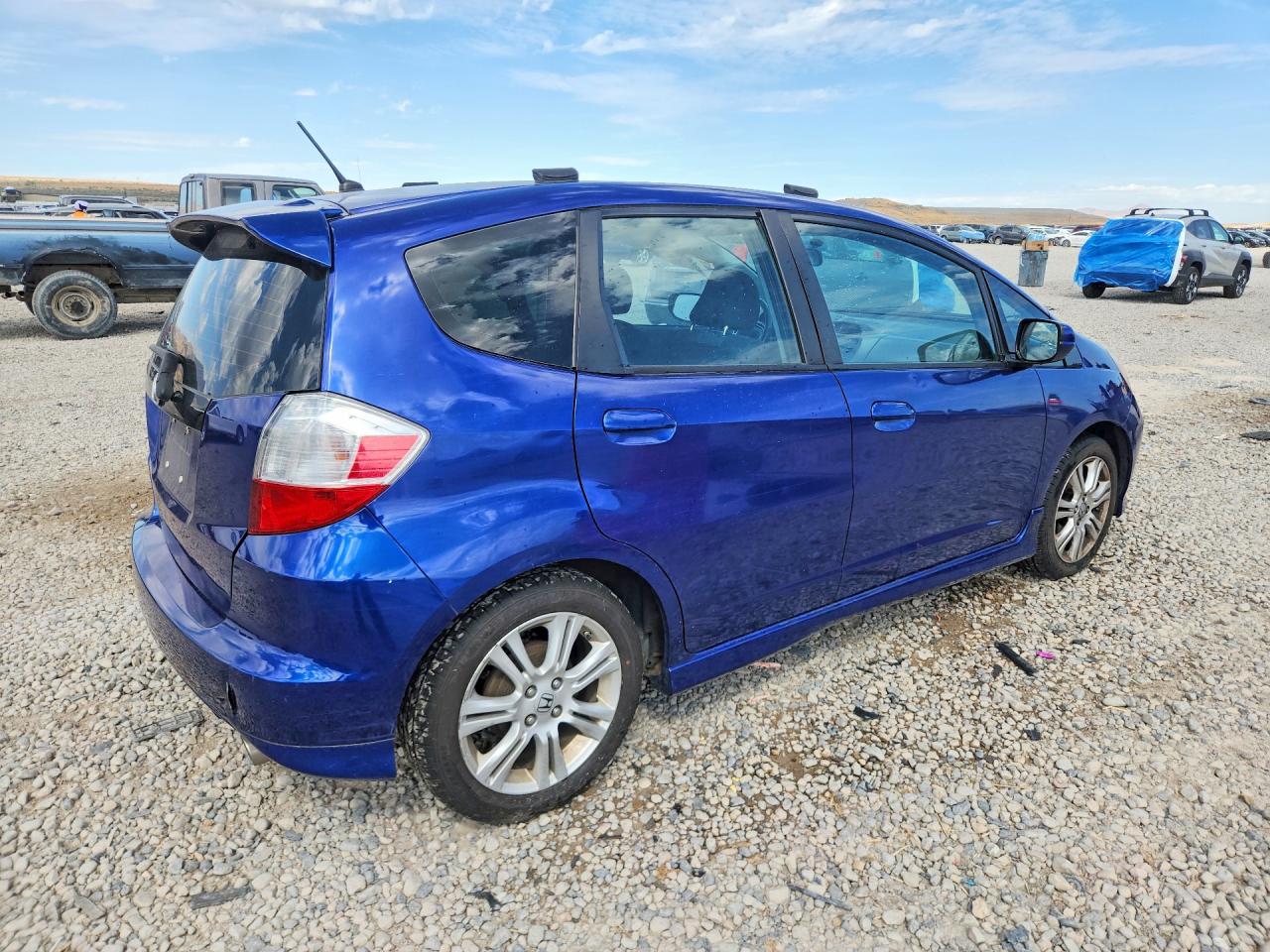 2010 Honda Fit Sport Blue vin: JHMGE8H41AS005301