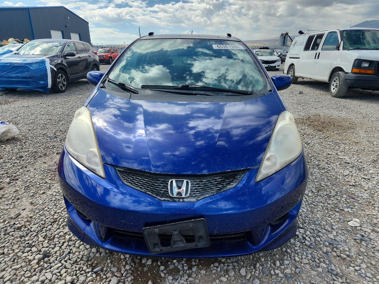 2010 Honda Fit Sport Blue vin: JHMGE8H41AS005301