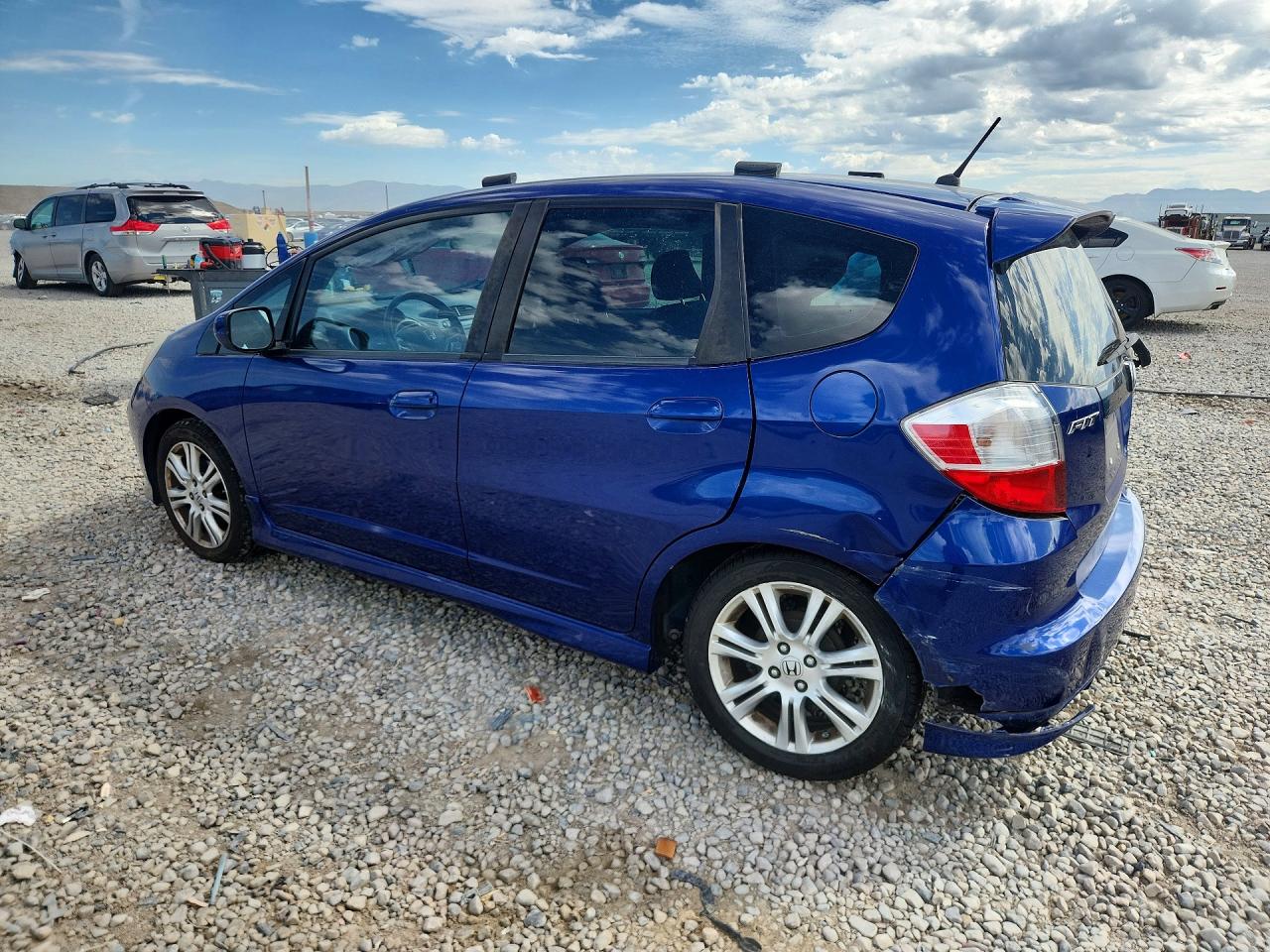2010 Honda Fit Sport Blue vin: JHMGE8H41AS005301