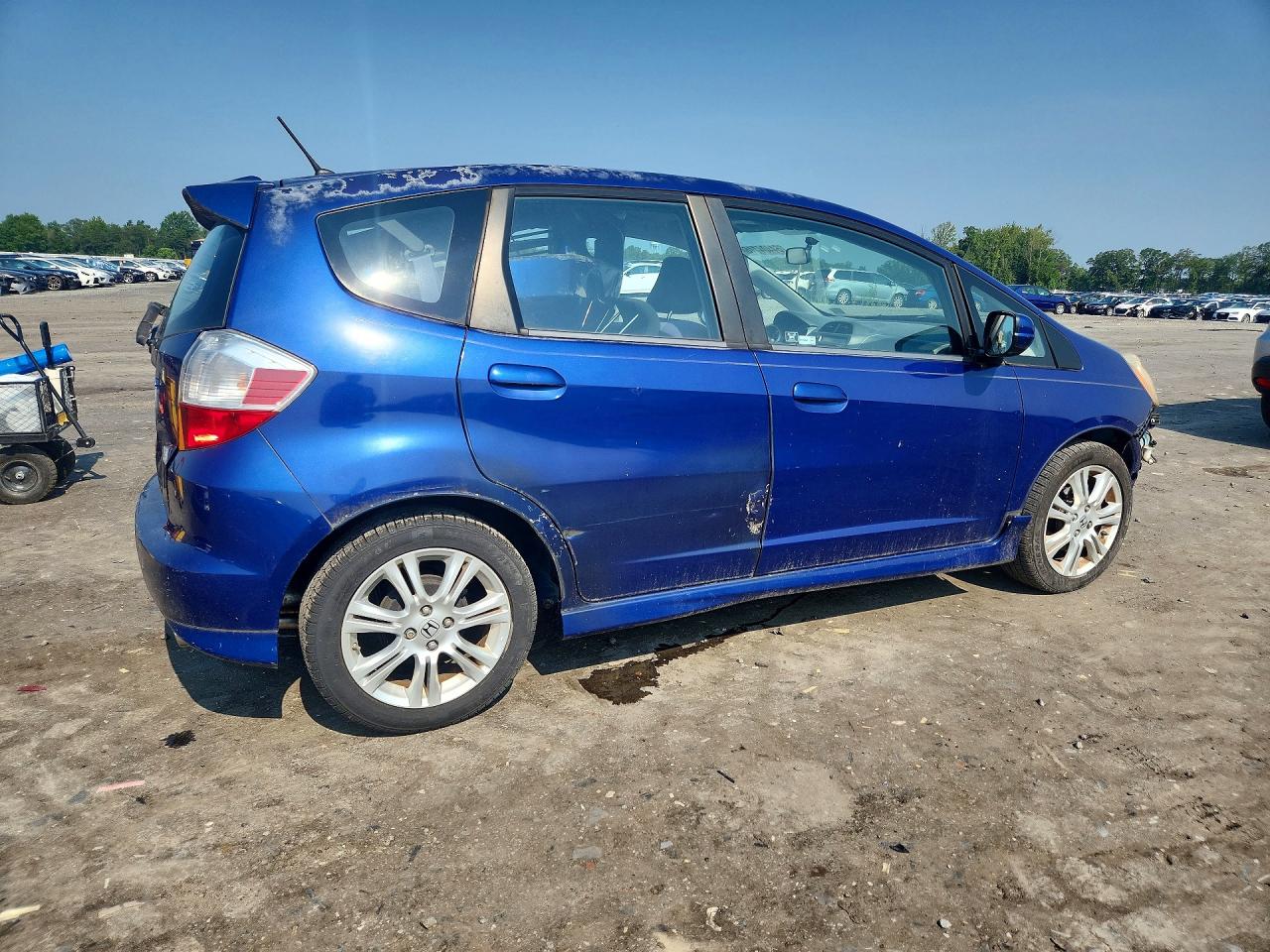 2010 Honda Fit Sport Blue vin: JHMGE8H41AS020204