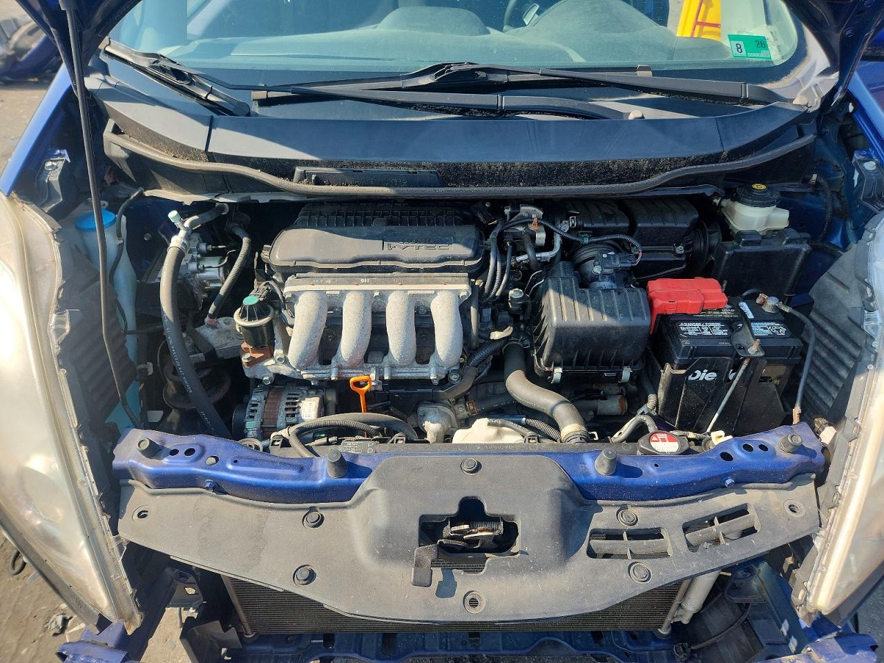 2010 Honda Fit Sport Blue vin: JHMGE8H41AS020204