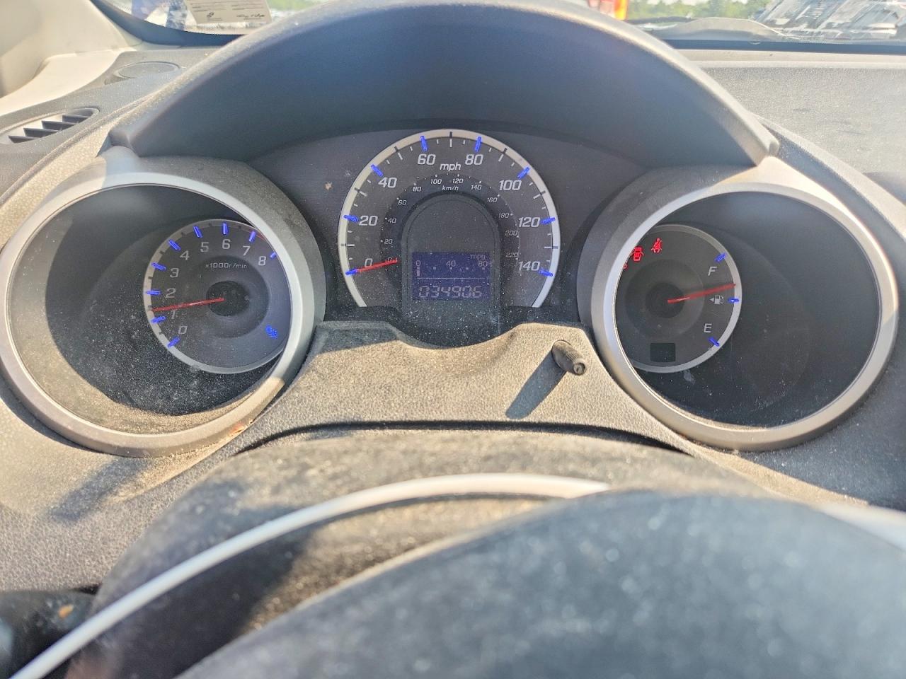 2010 Honda Fit Sport Blue vin: JHMGE8H41AS020204
