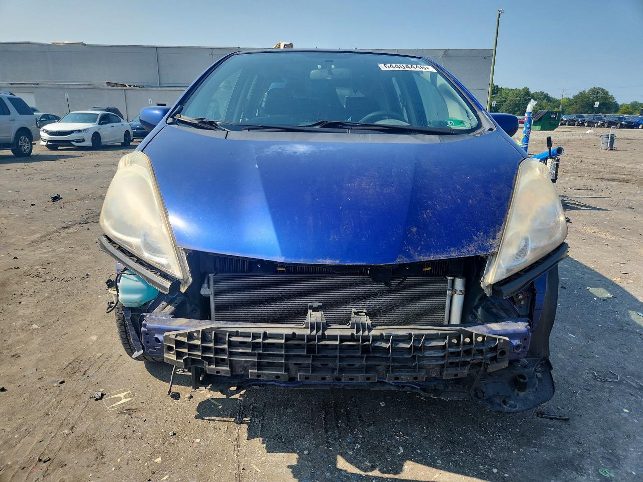 2010 Honda Fit Sport Blue vin: JHMGE8H41AS020204