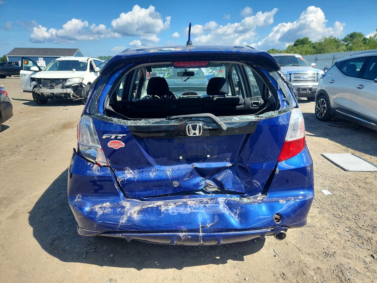 2010 Honda Fit Sport Синий vin: JHMGE8H42AC009612